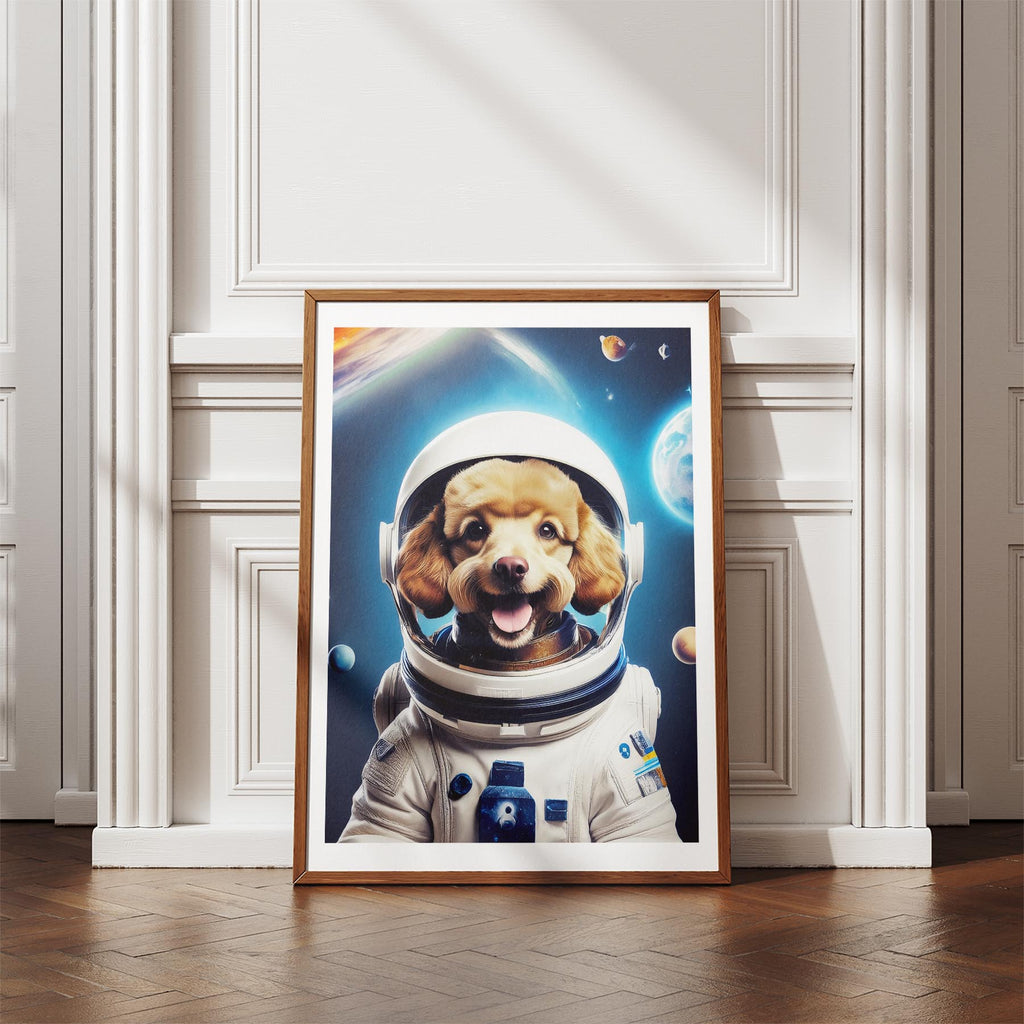 Poodle Astronaut Dog Series image 4
