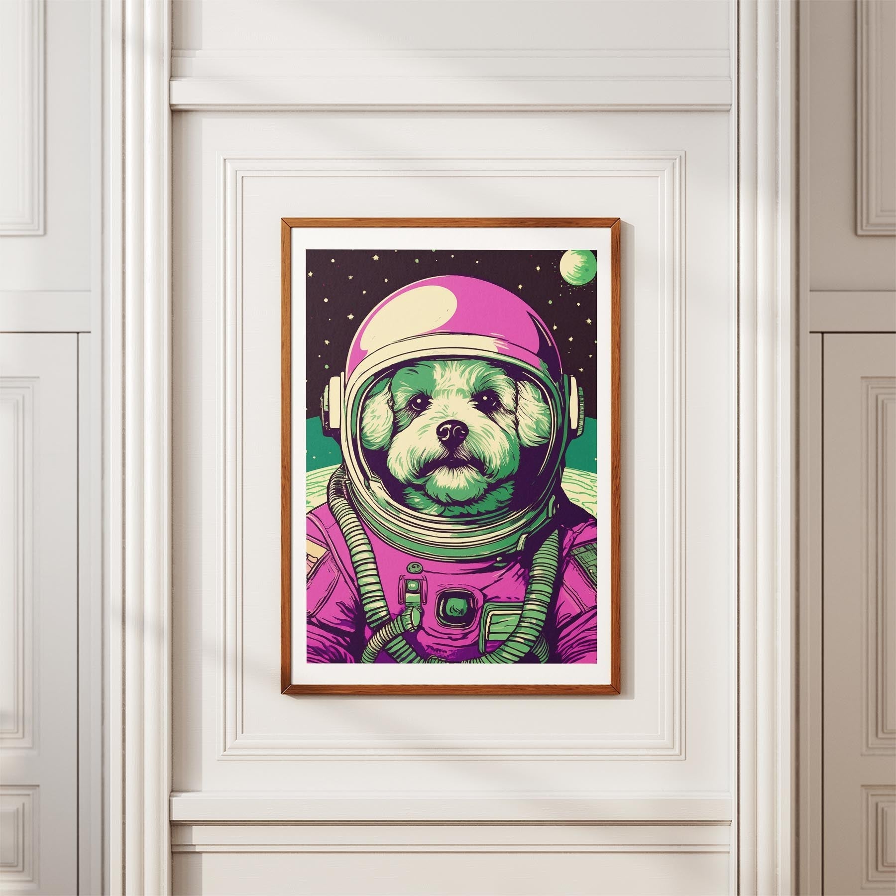 Bichon Frise Space Dogs Series image 3