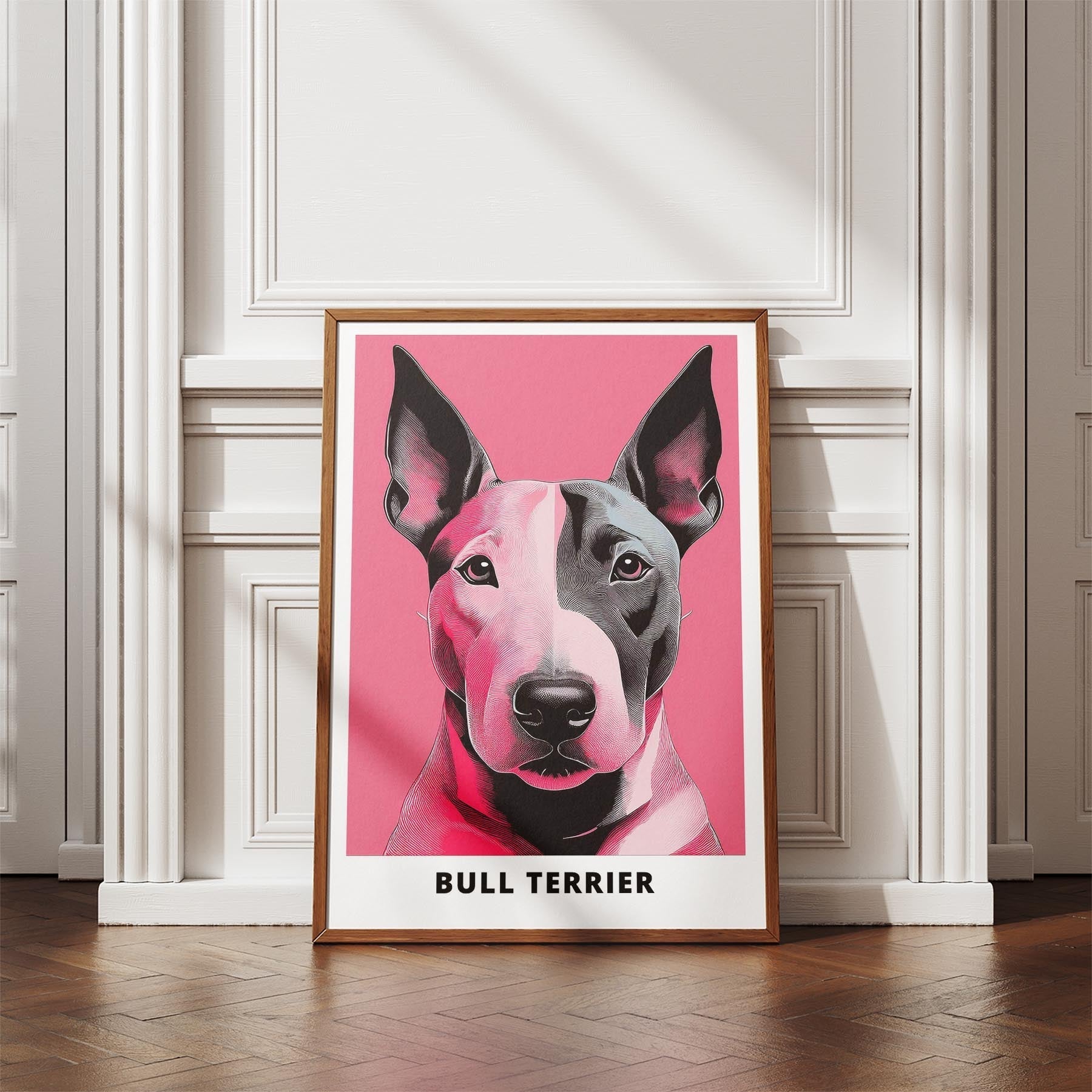 Bull Terrier Pink and Black Dog Series 2 image 4