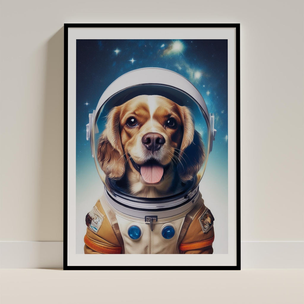 Cavalier Spaniel Astronaut Dog Series image 0