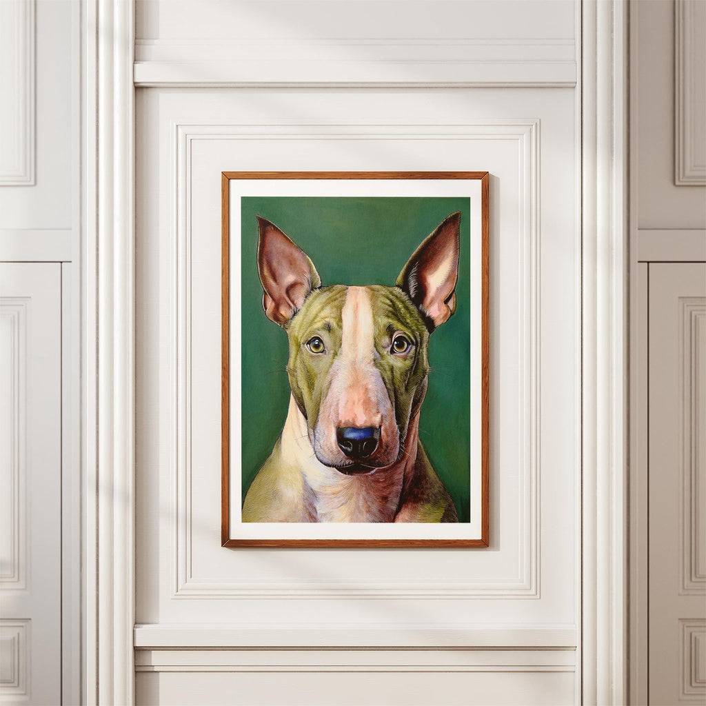 Bull Terrier Green Painted Series image 3