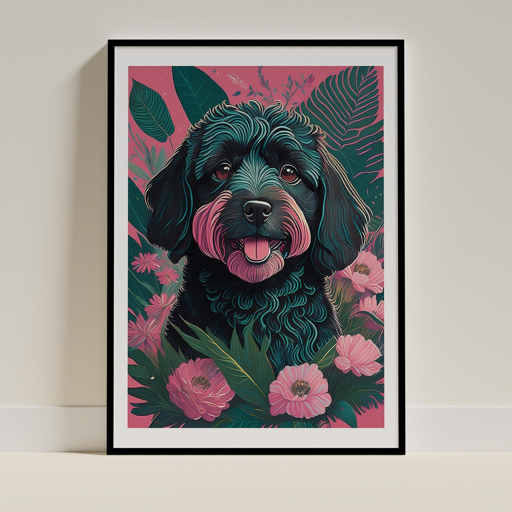 Groodle Flowery Dog image 0