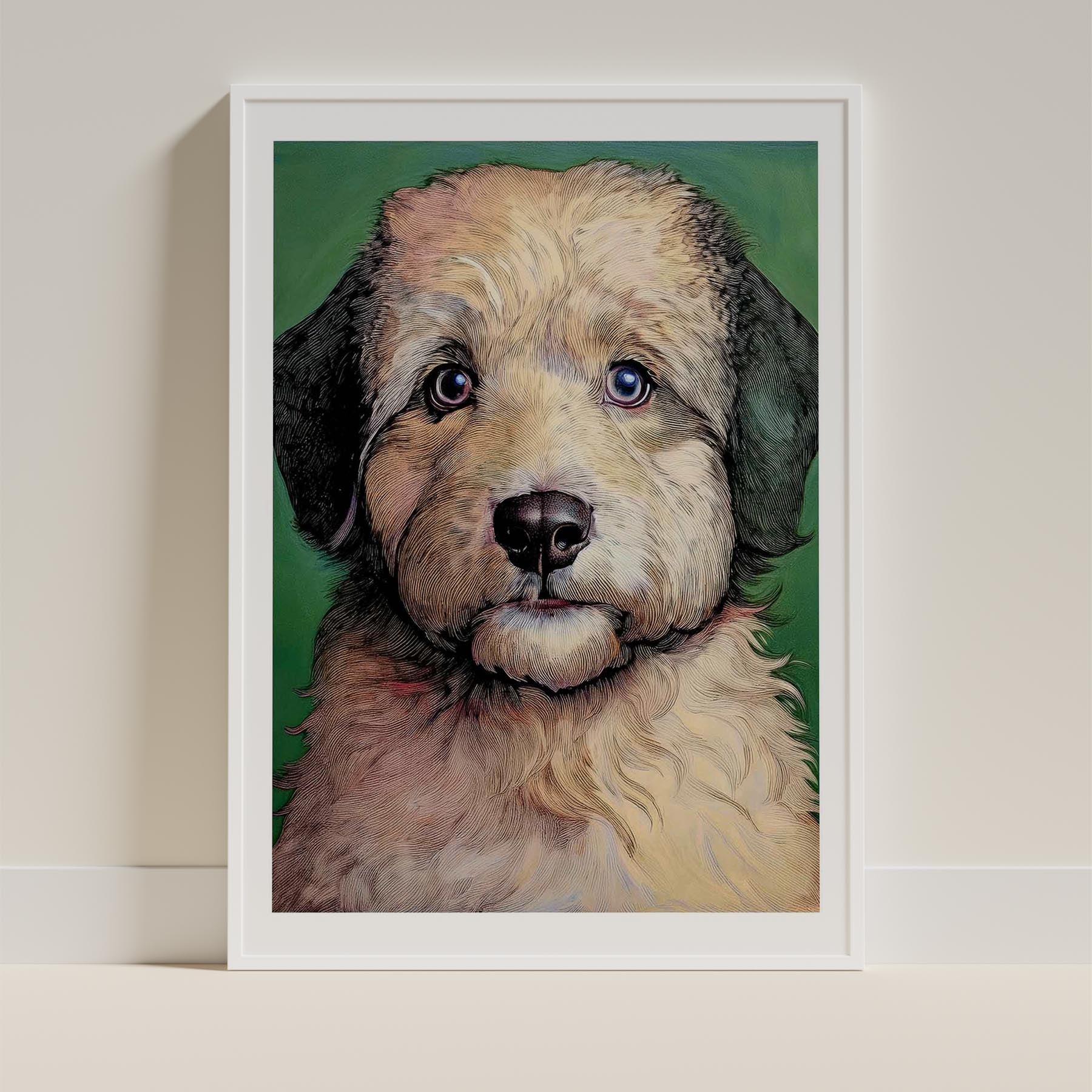 Coton de Tulear Green Painted Series image 9