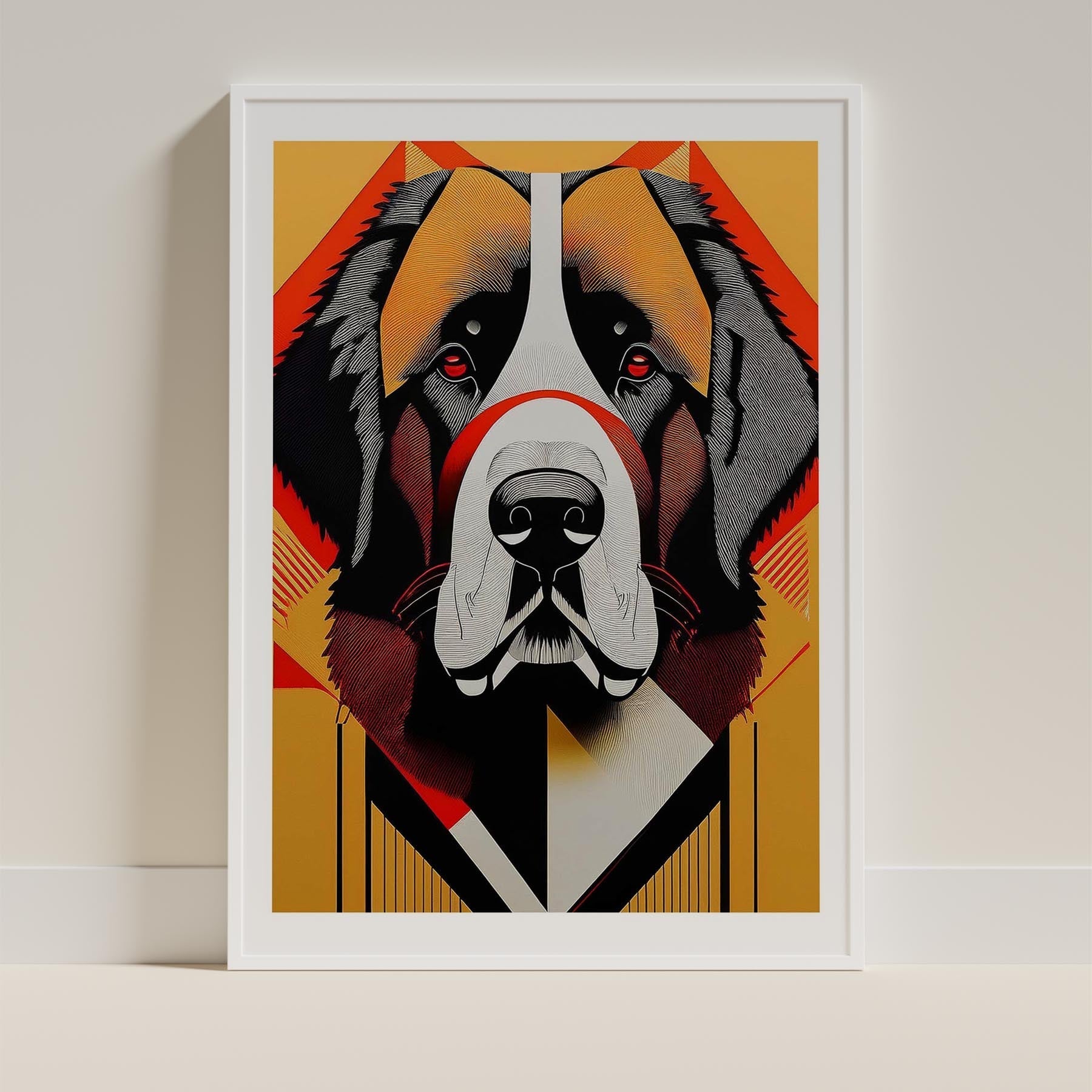 Newfoundland Geometric Orange Series image 11