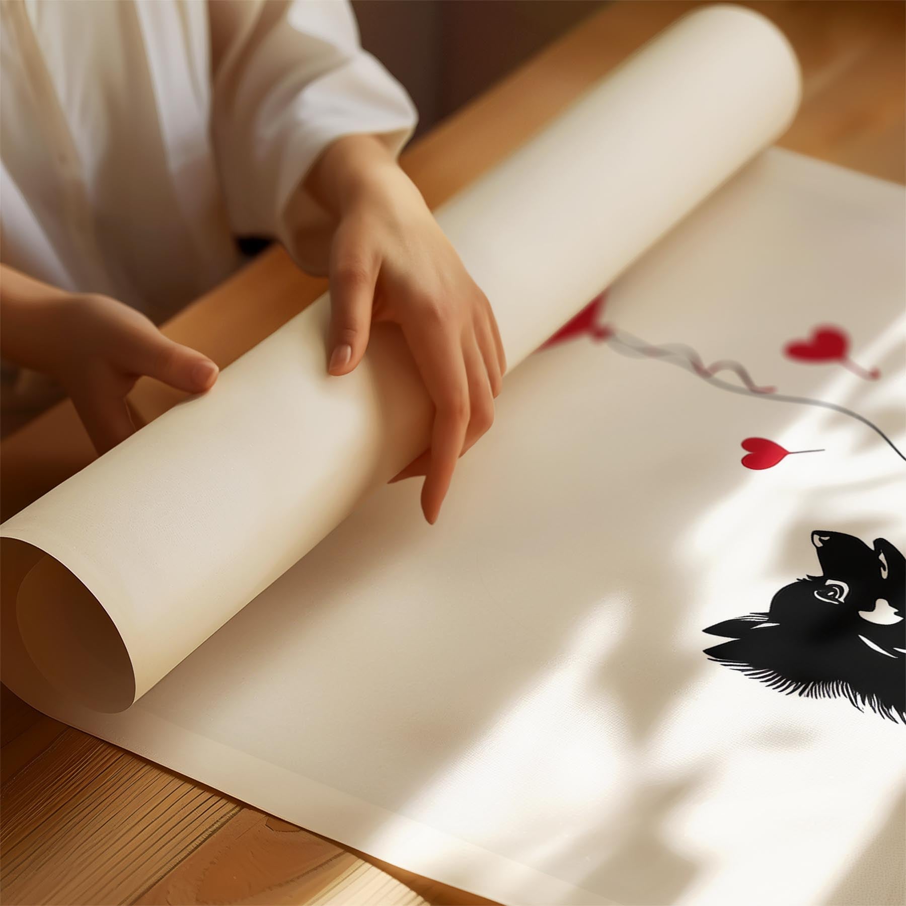 Pomeranian DOGSY Series inspired by the Art of Banksy image 1