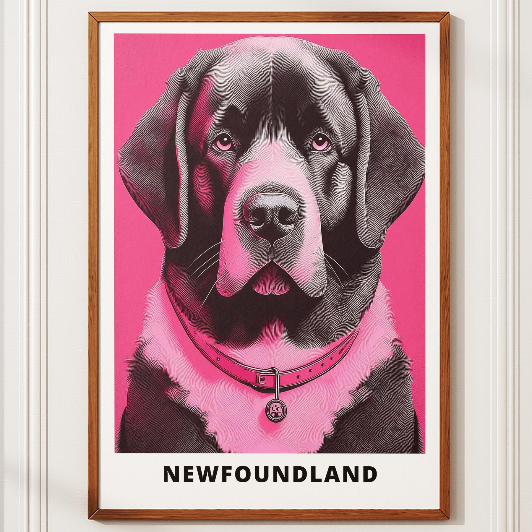 Newfoundland Pink and Black Dog Series 1 image 10