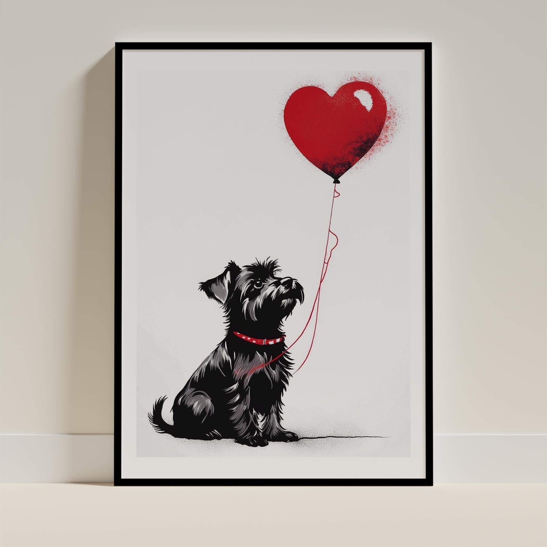 Yorkshire Terrier DOGSY Series inspired by the Art of Banksy image 11