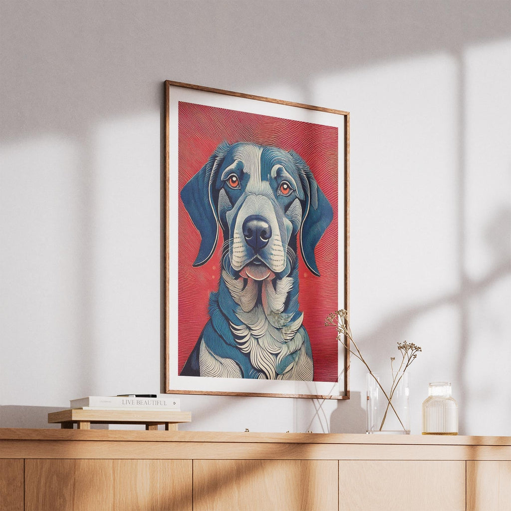 German Pointer Hokusai Japanese Inspired Dog Series image 5