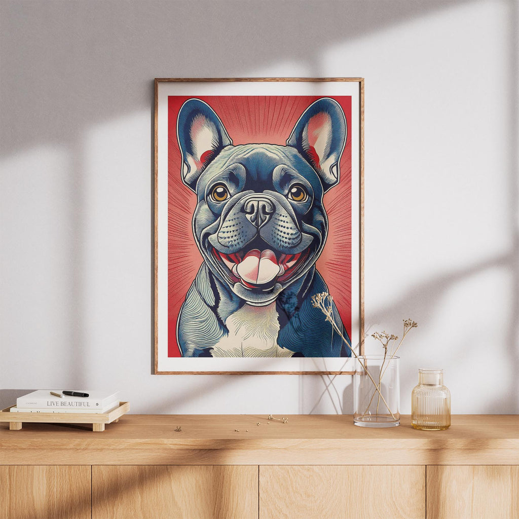 French Bulldog Hokusai Japanese Inspired Dog Series image 8