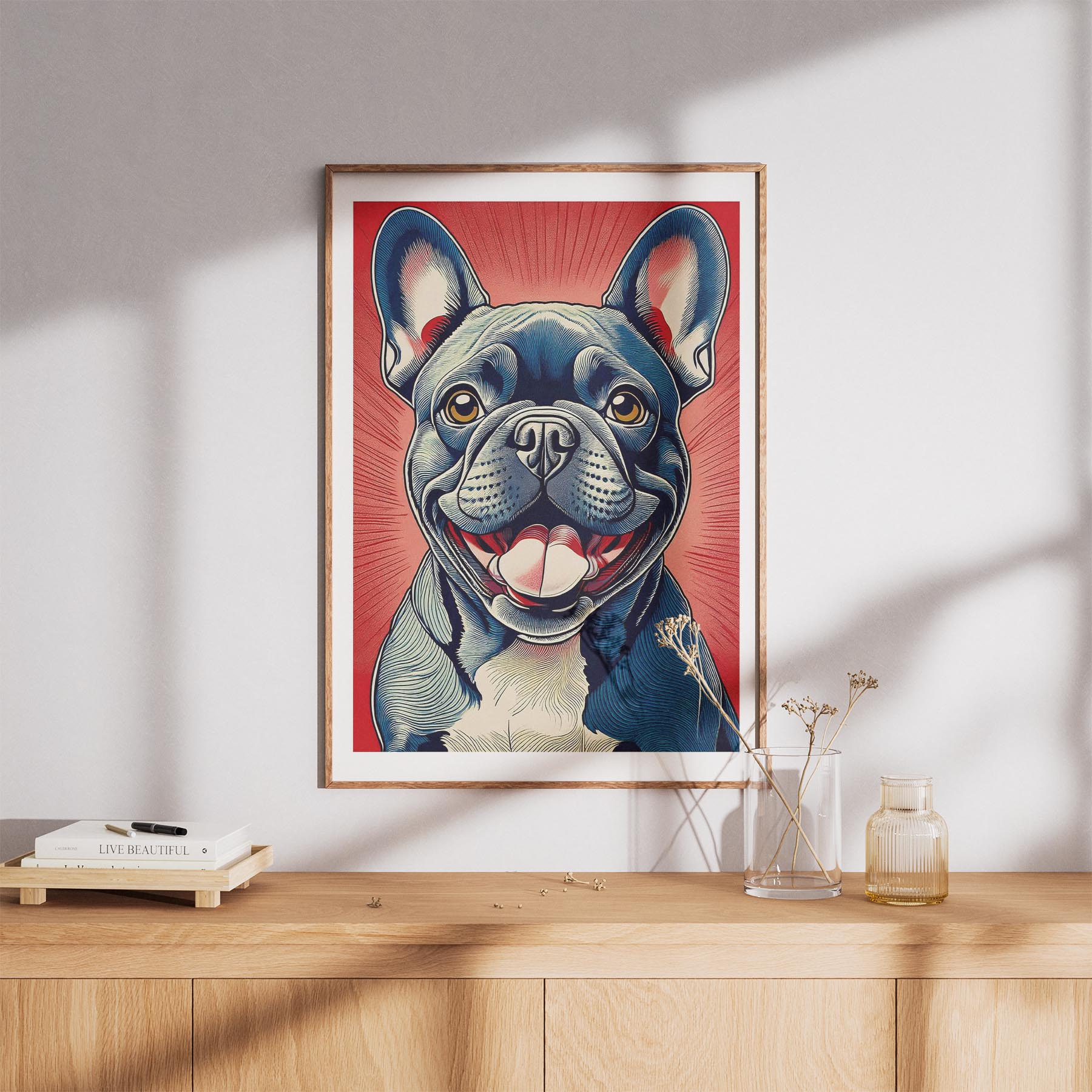 French Bulldog Hokusai Japanese Inspired Dog Series image 8