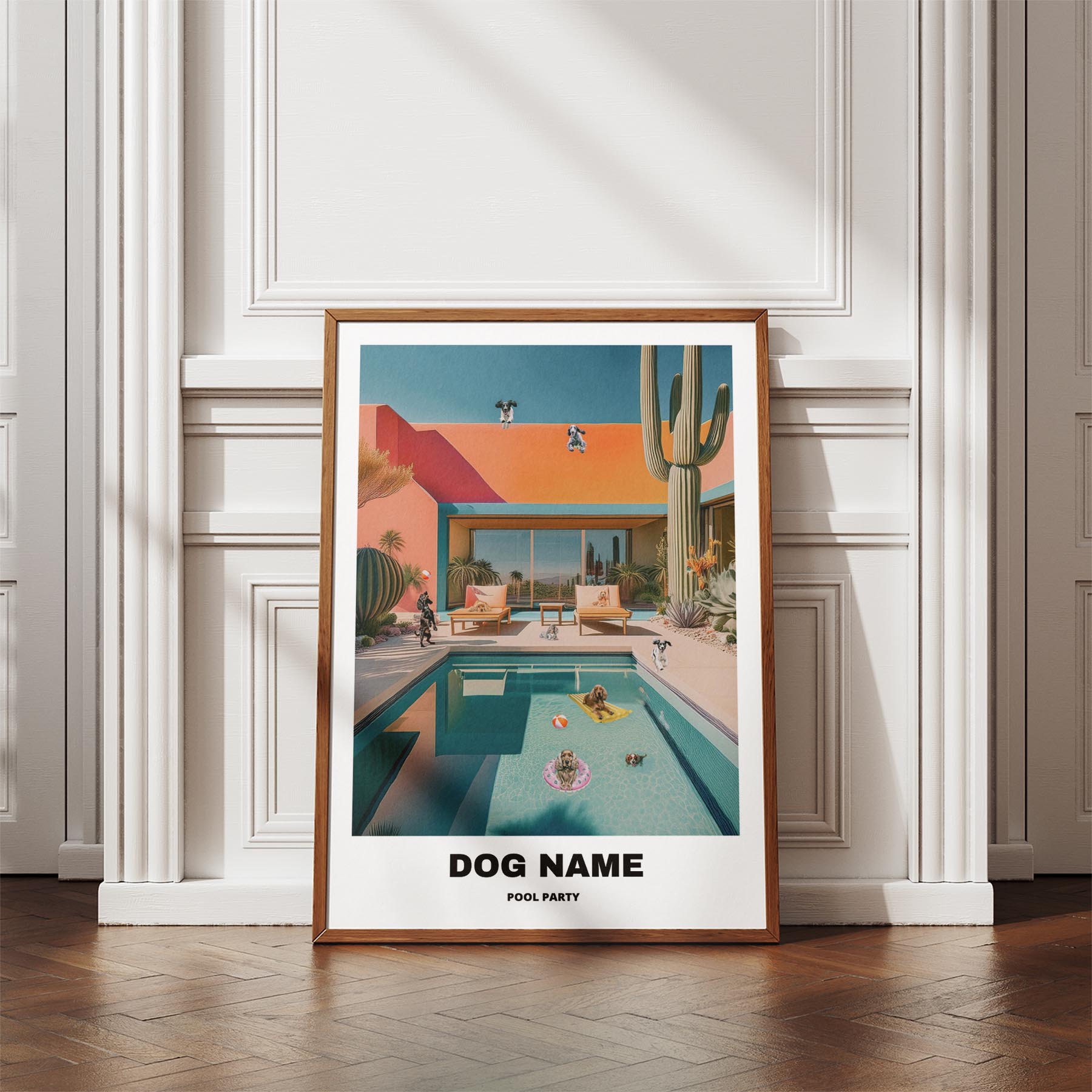 Cocker Spaniel Custom Pool Party WITH TEXT image 4