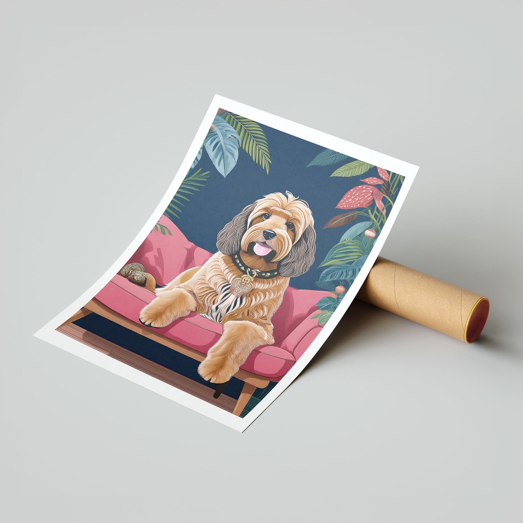 Cavoodle Just Lounging Around image 7