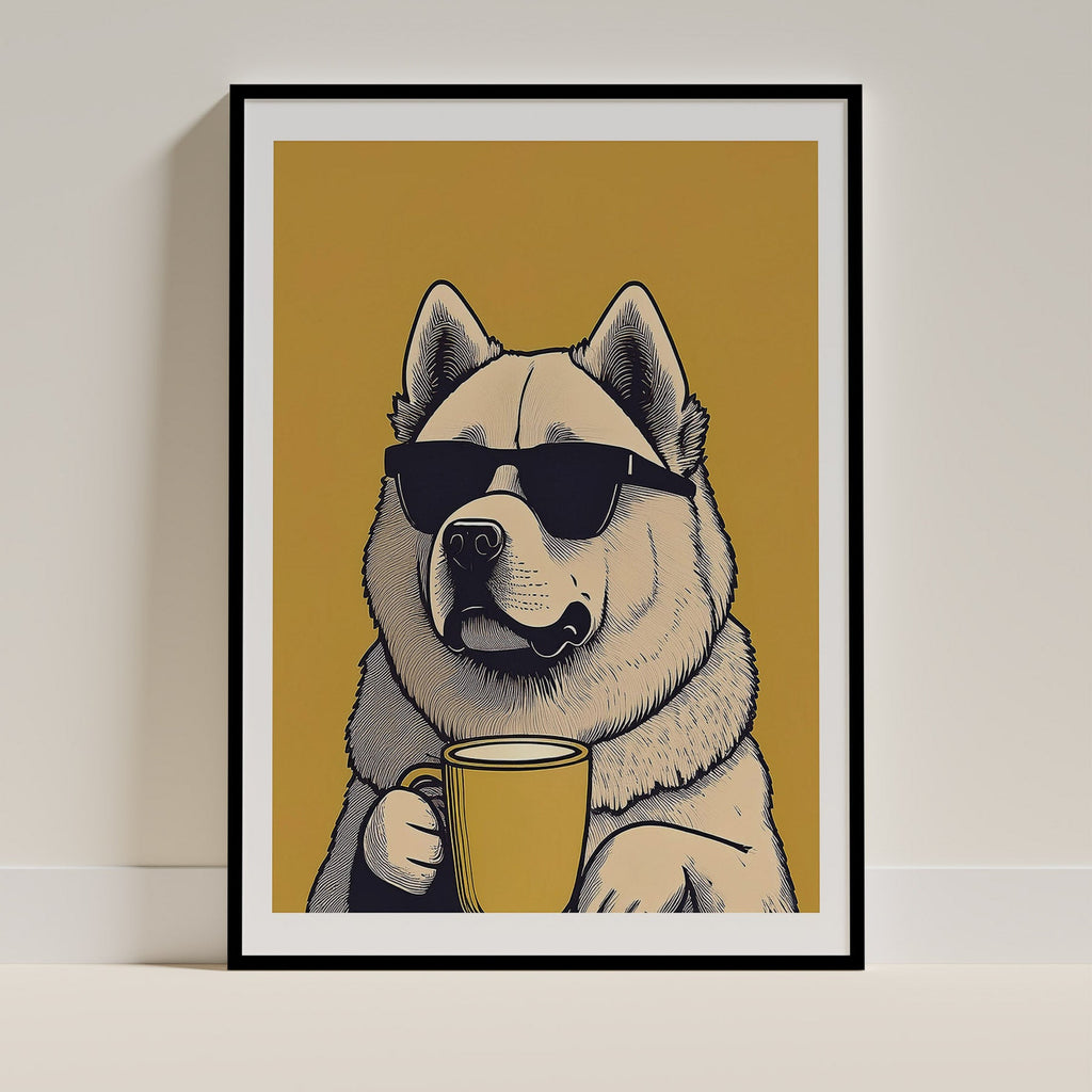 Chow Chow Chillin Coffee Dog image 0