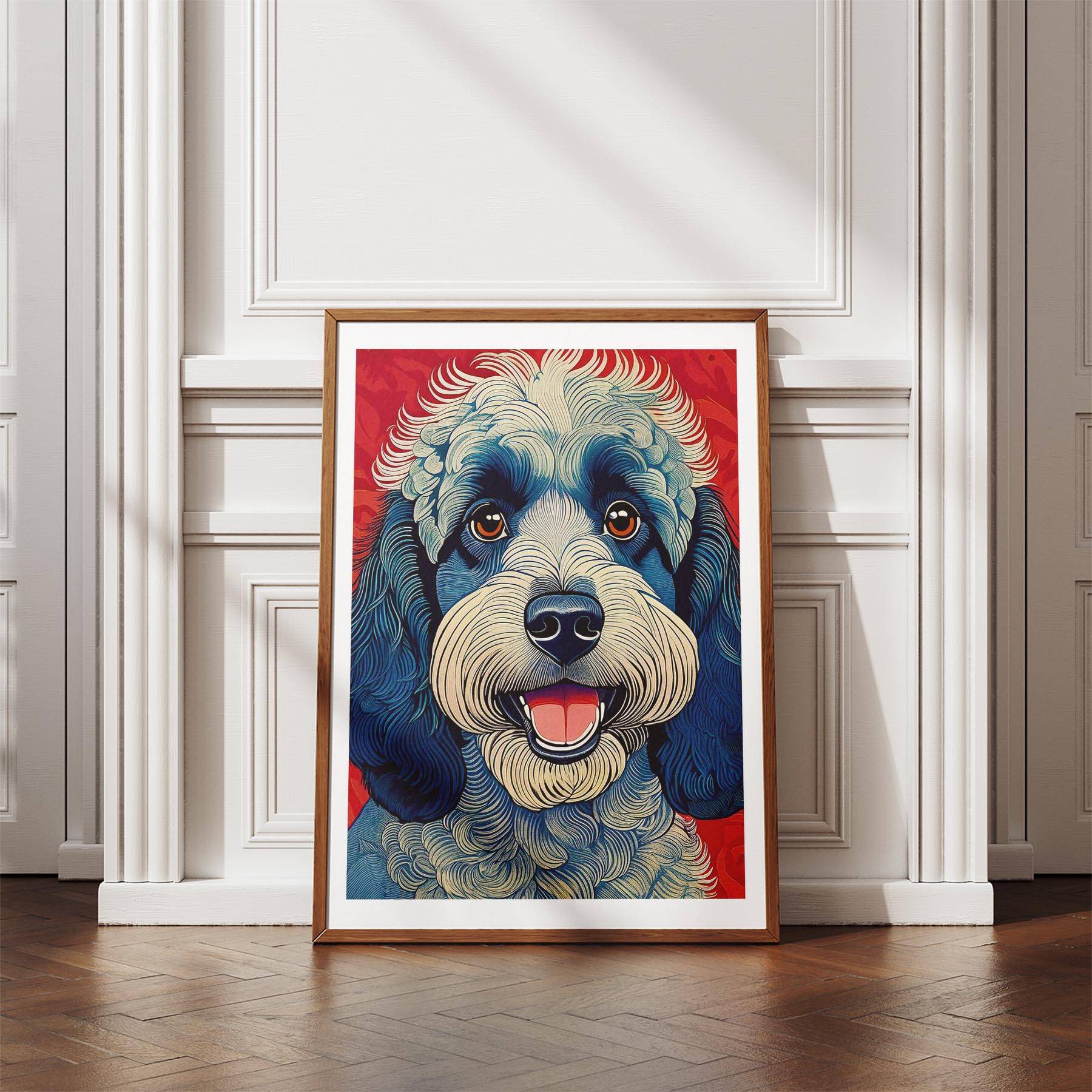 Cavoodle Hokusai Japanese Inspired Dog Series 2 image 4
