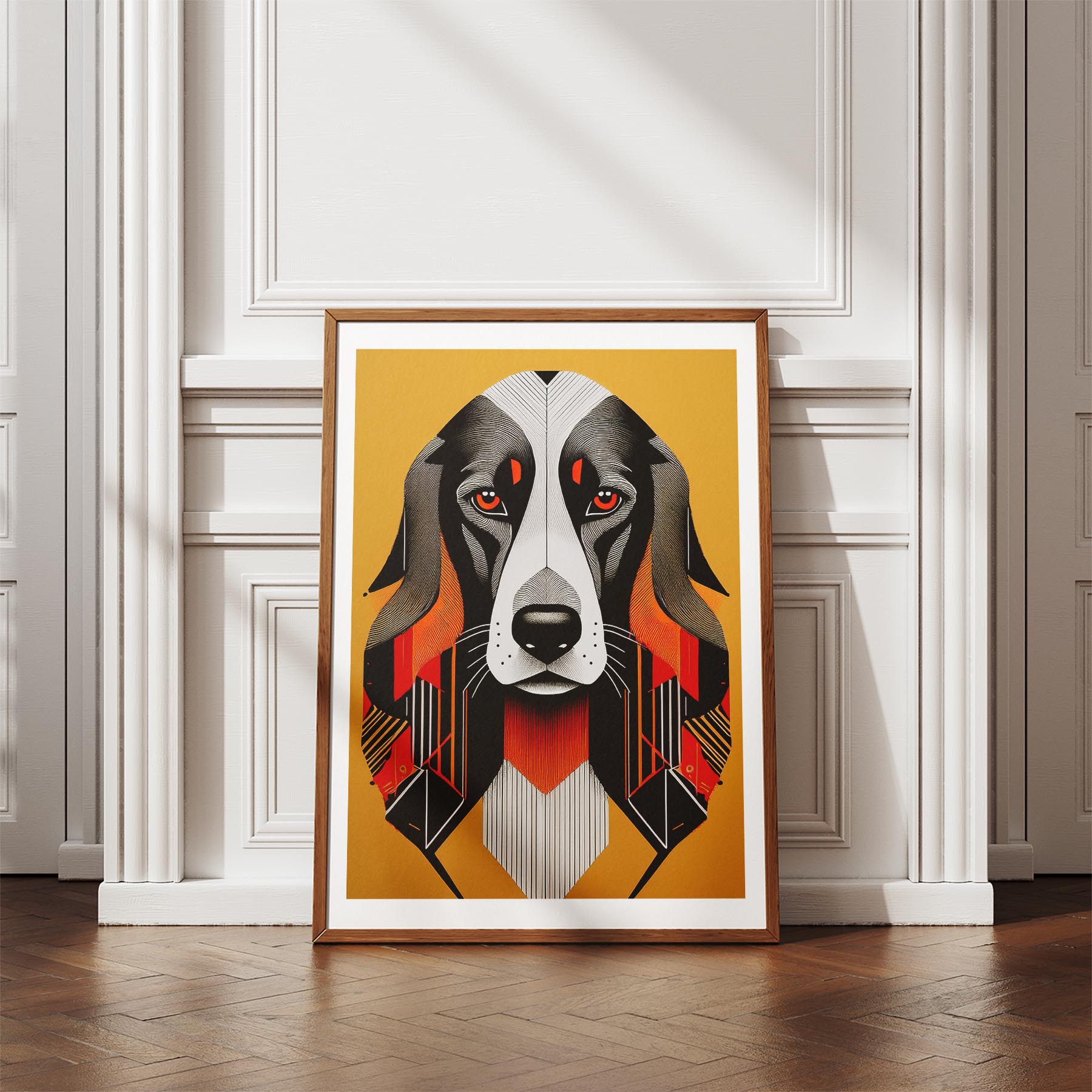 Afghan Geometric Orange Series image 4