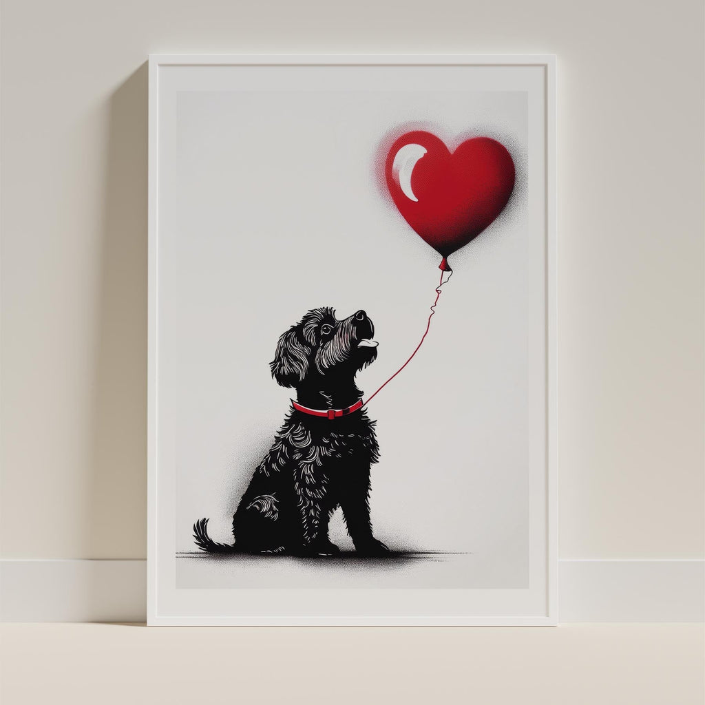 Bichon Frise DOGSY Series inspired by the Art of Banksy image 9