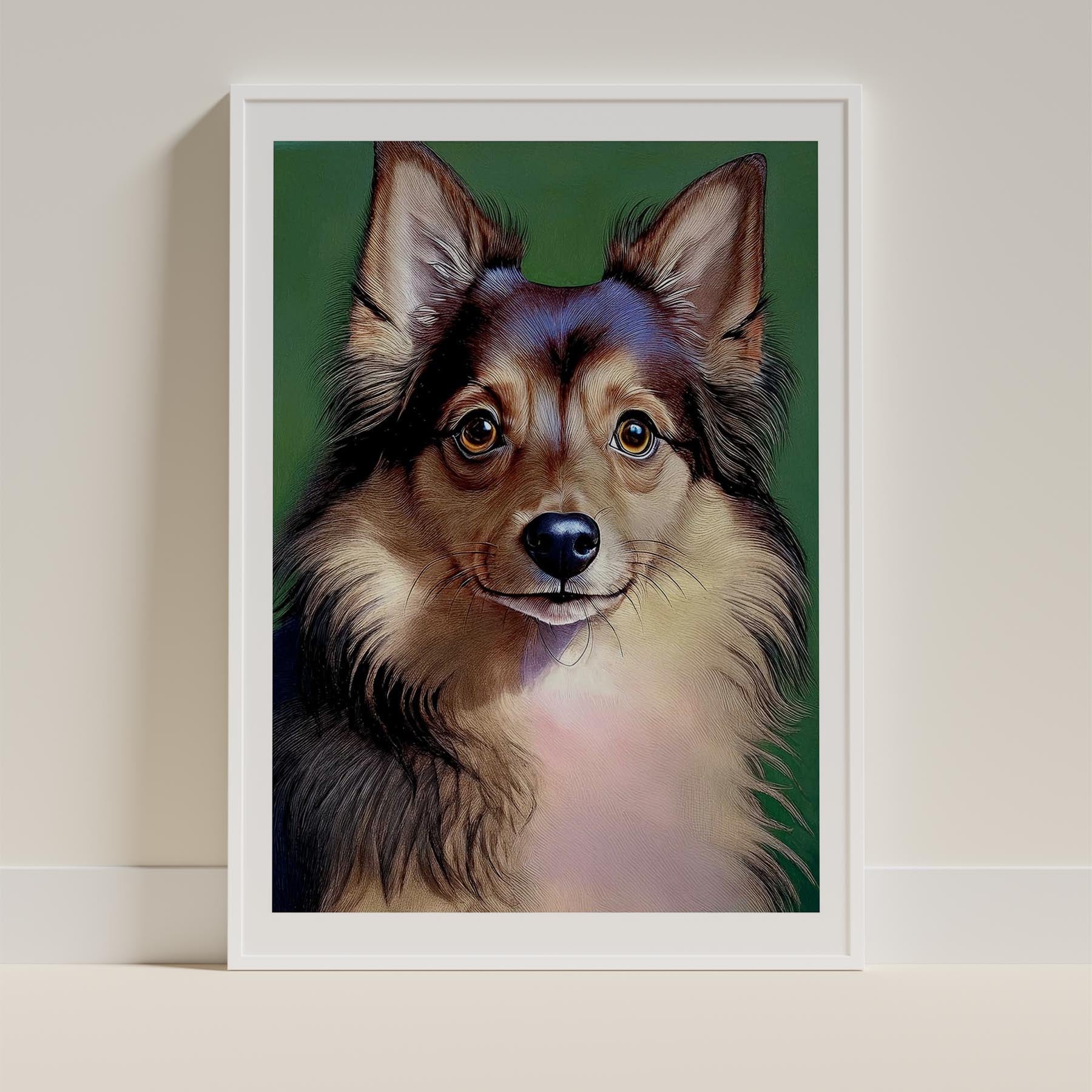 German Spitz Green Painted Series image 9