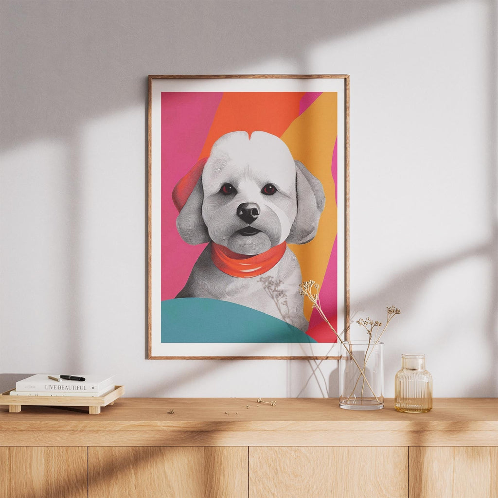 Bichon Frise Modern Pop Dog Series image 8