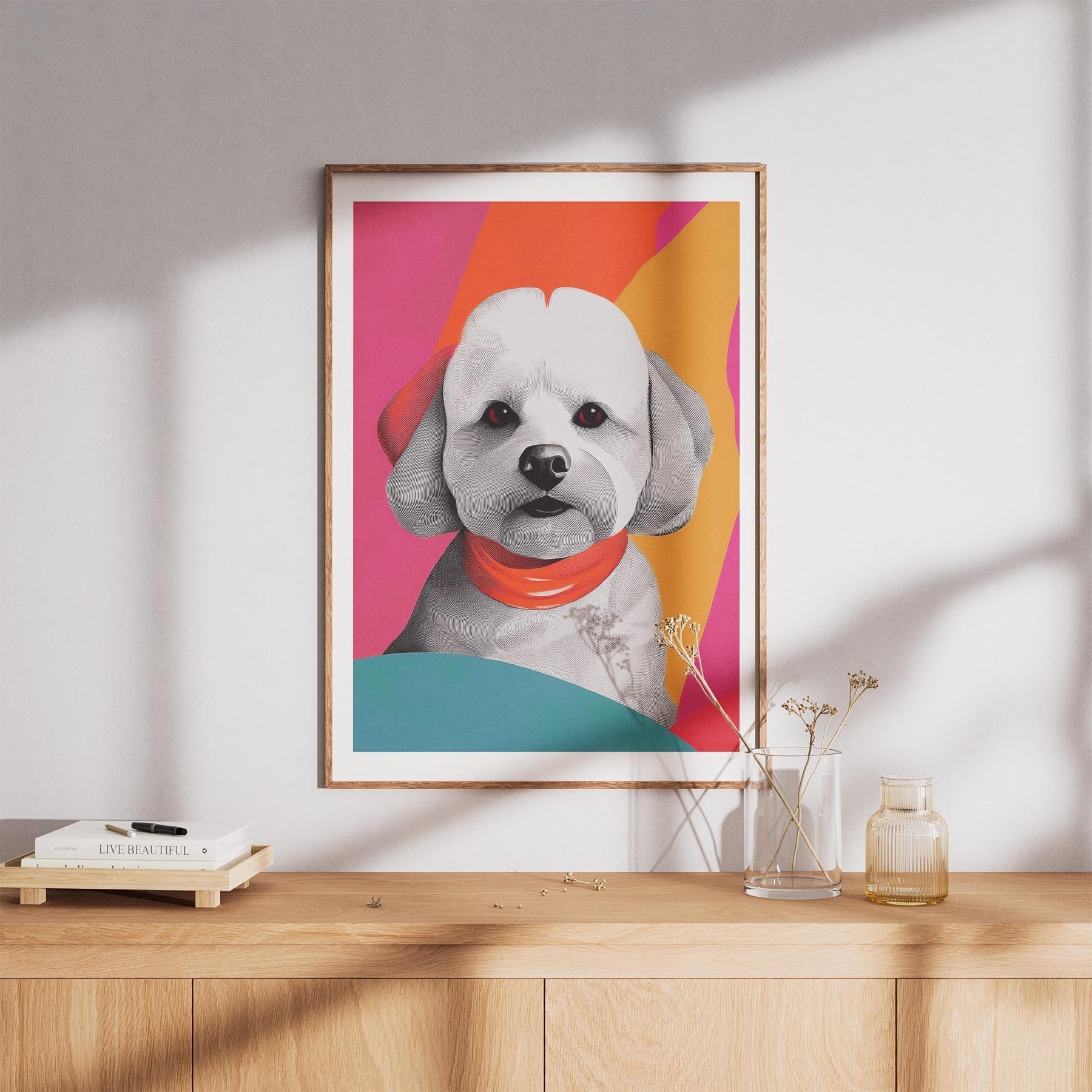 Bichon Frise Modern Pop Dog Series image 8