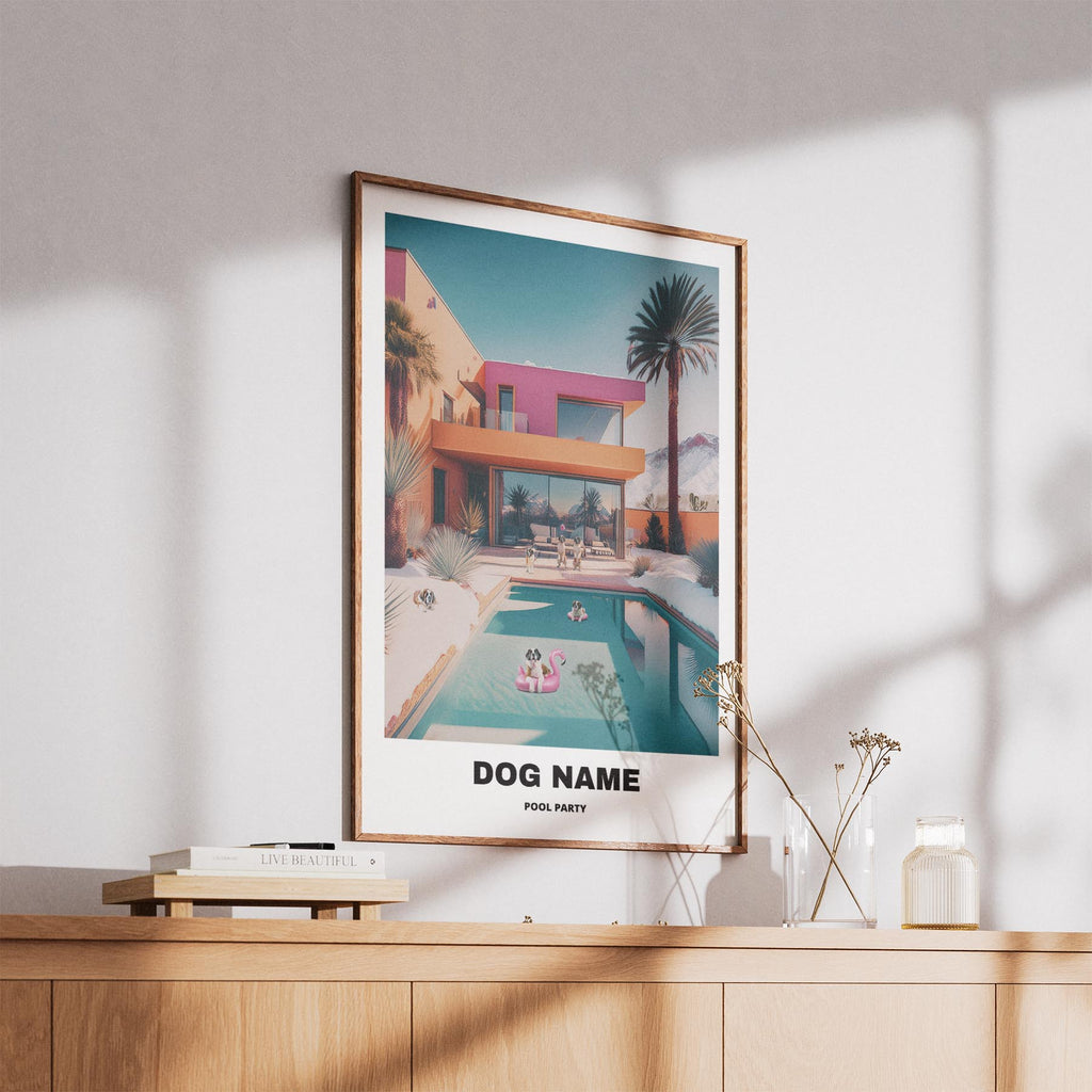 Saint Bernard Custom Pool Party WITH TEXT image 5