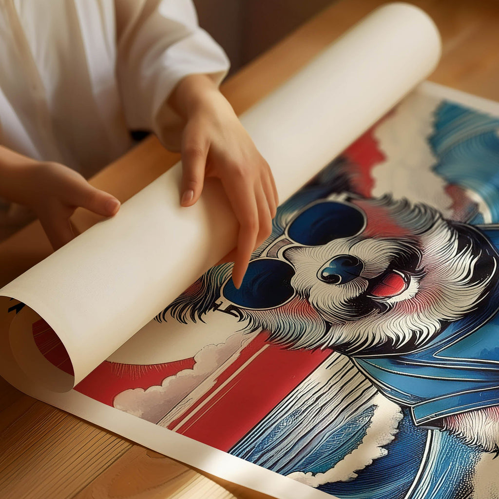 Australian Terrier Hokosai Surfer Dogs 1 image 3