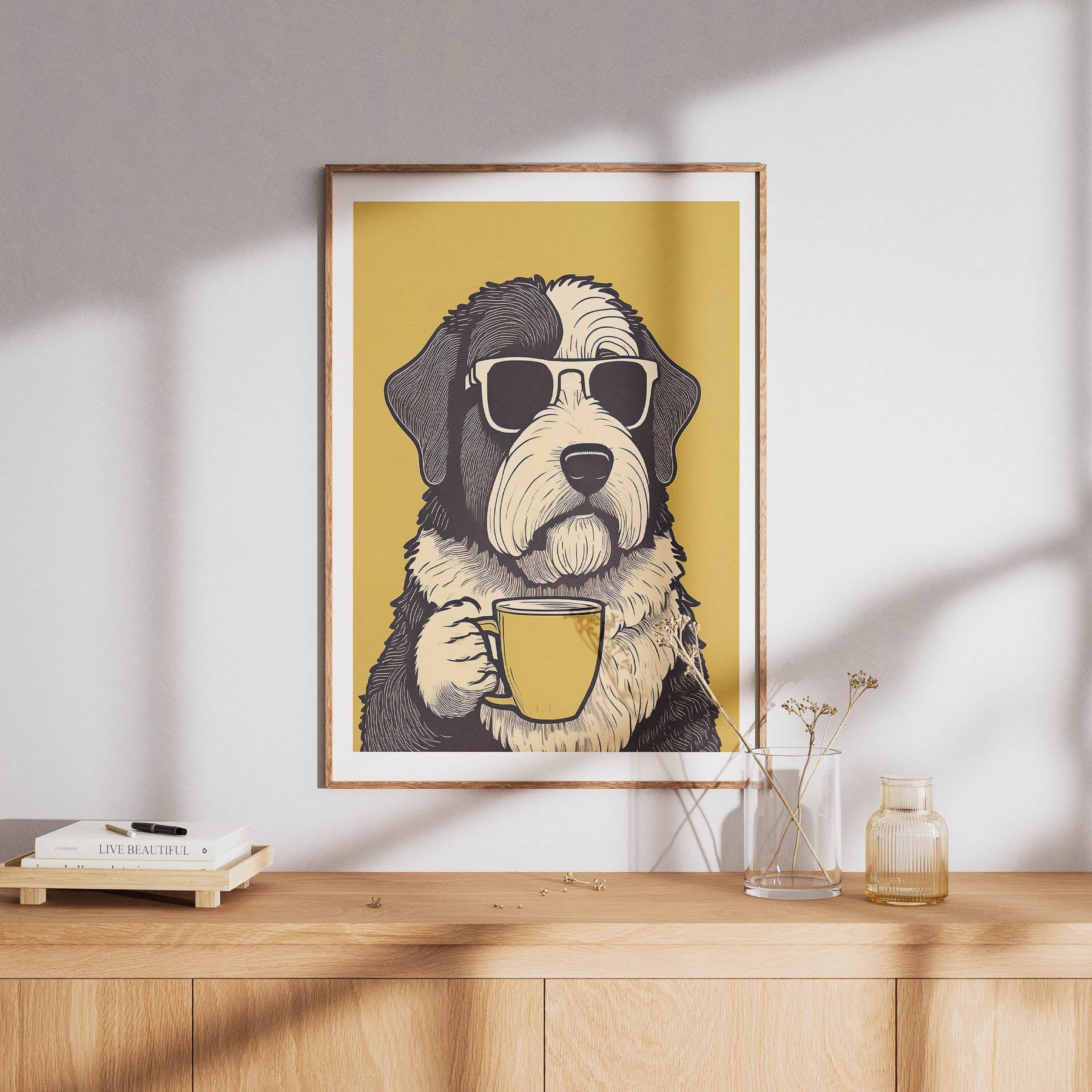 Old English Sheepdog 1 Chillin Coffee Dog image 8