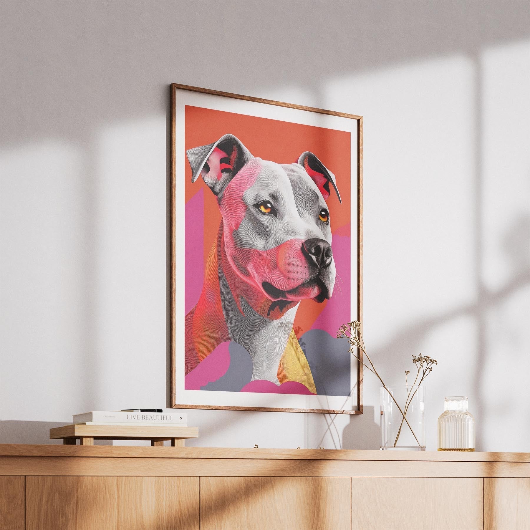 Staffordshire Bull Terrier Modern Pop Dog Series image 5
