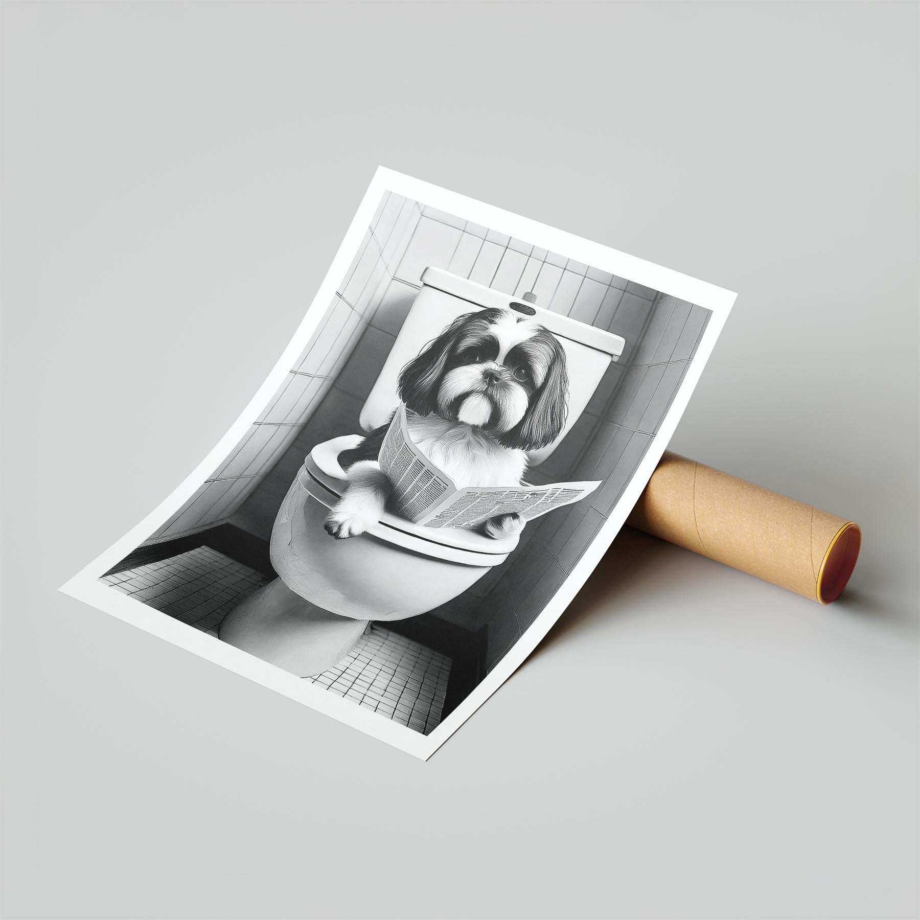 Shih Tzu Toilet Humour Dog Series 2 image 6