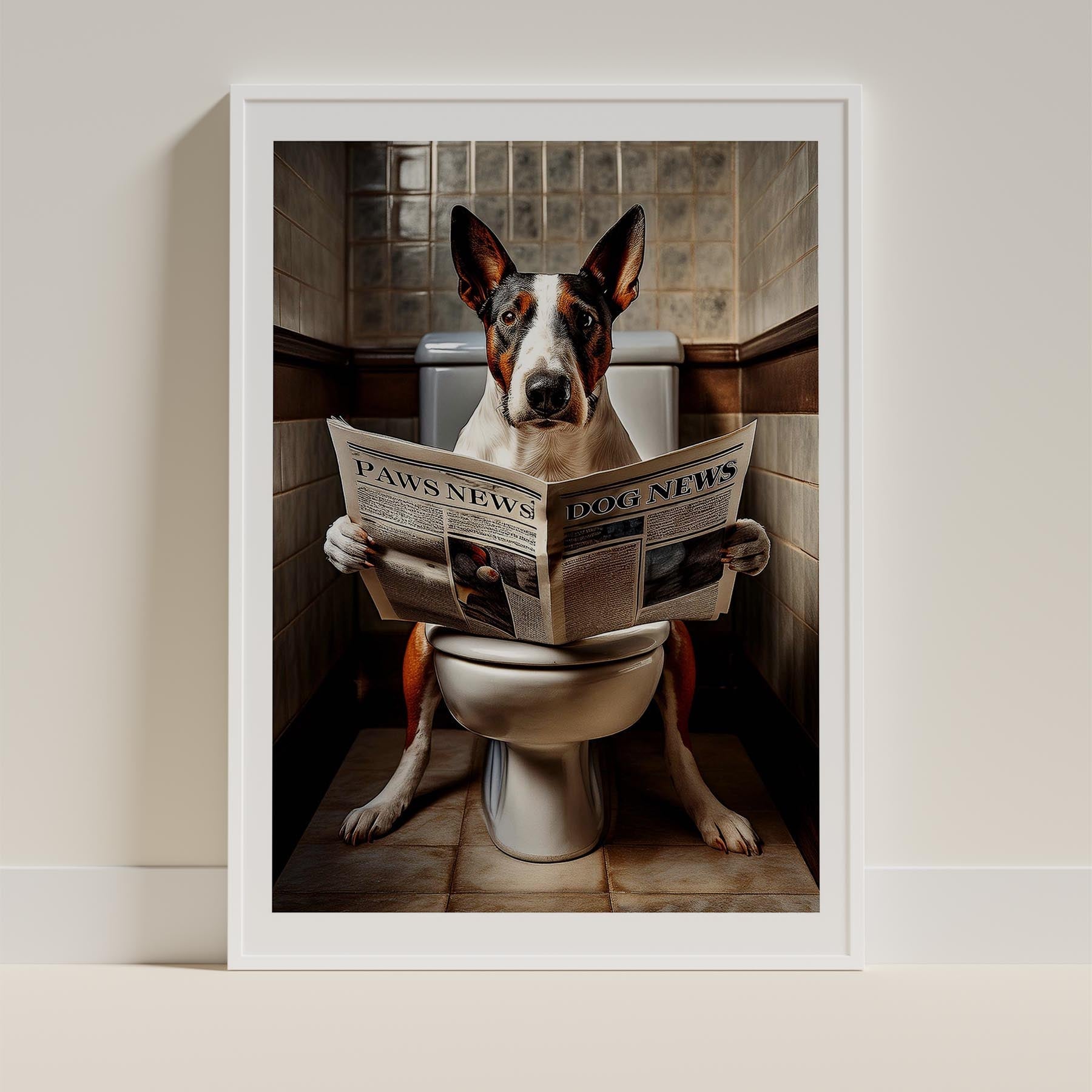 Bull Terrier Toilet Humour Dog Series 1 image 9