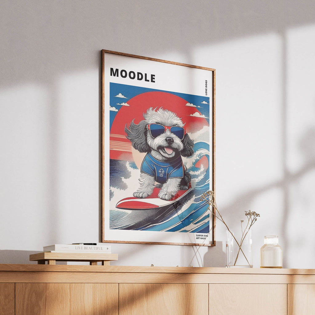 Moodle Hokosai Surfer Dogs 1 image 6