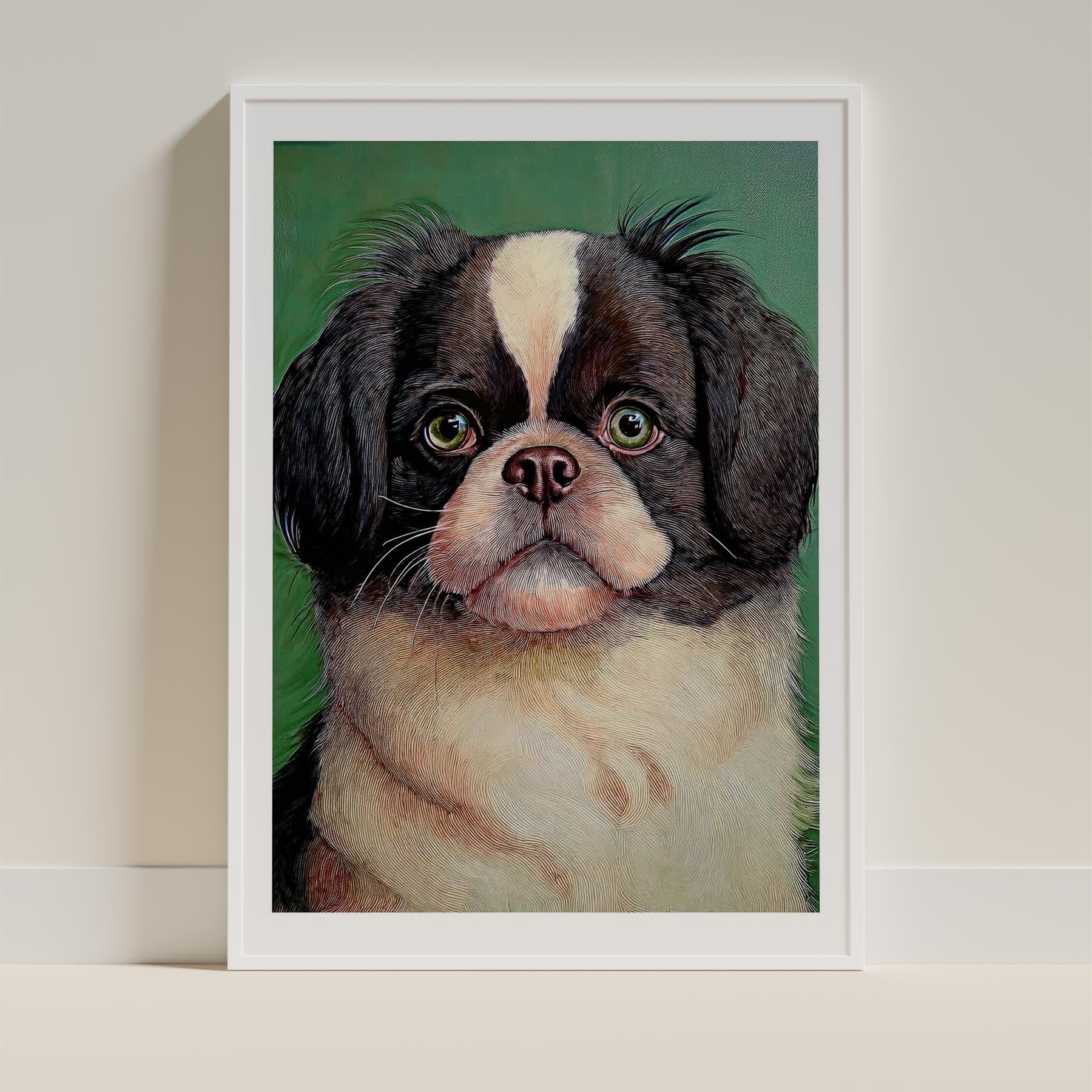 Japanese Chin Green Painted Series image 9