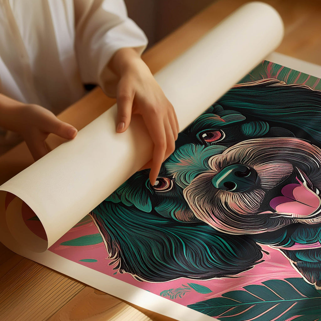 Spoodle Flowery Dog image 1