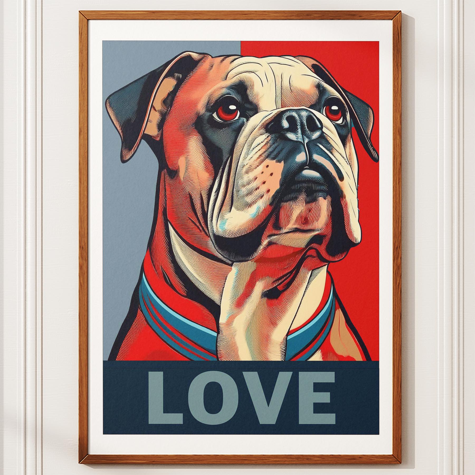 Bulldog LOVE Series Inspired by the Obama Poster image 10