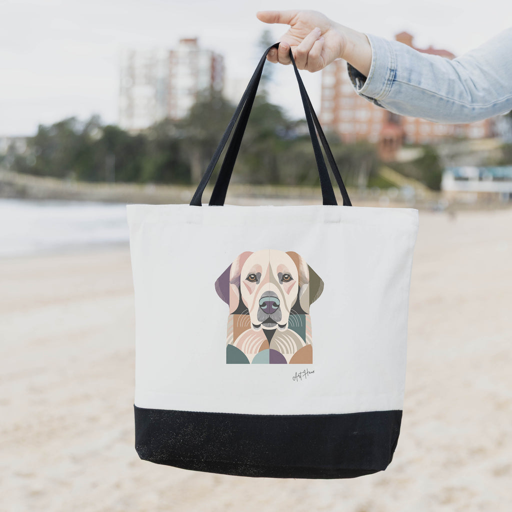 Golden Retriever Vintage Chic Graphic Bag image 1