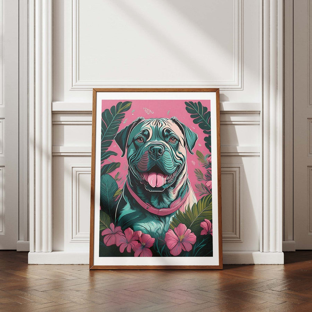Bullmastiff Flowery Dog image 4