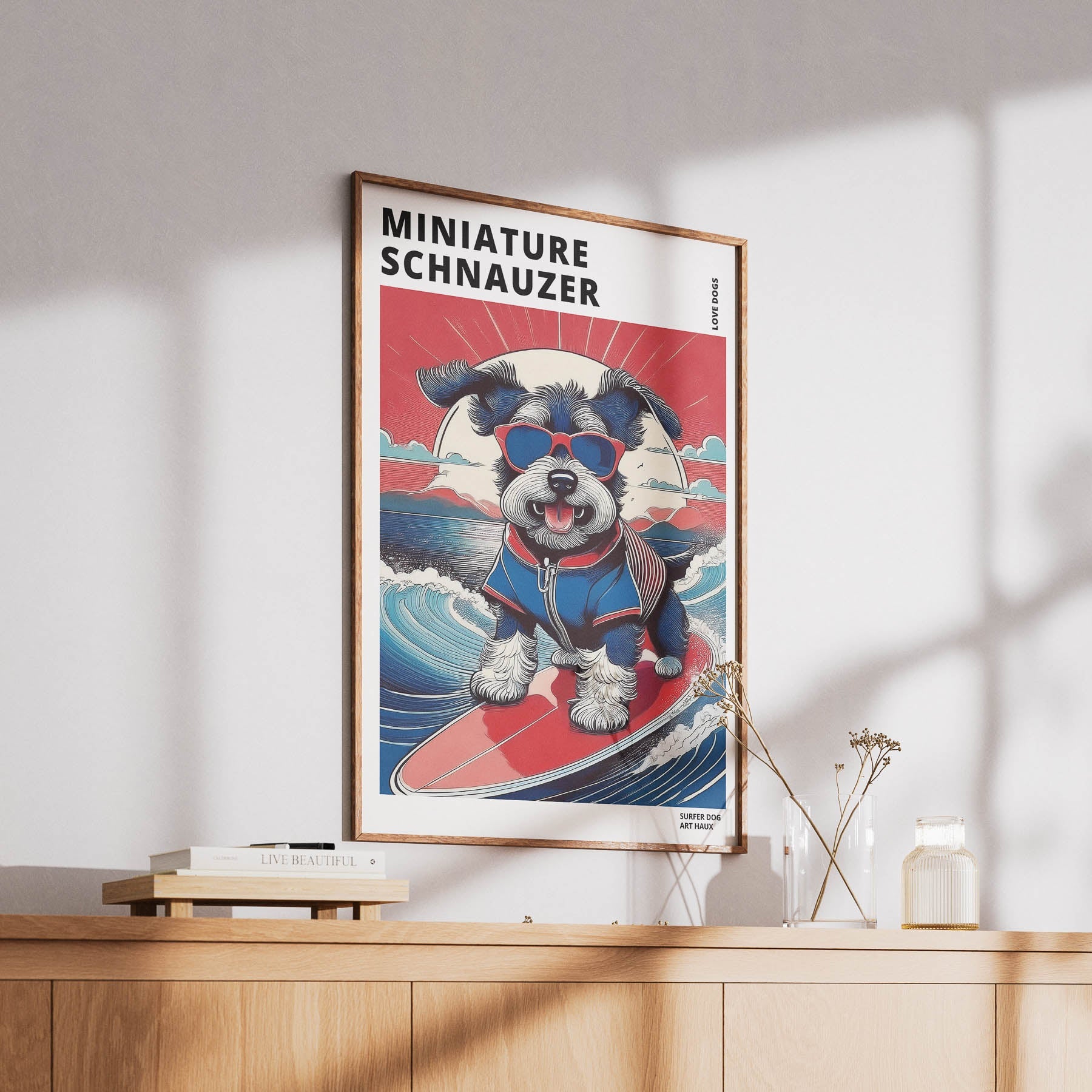 Miniature Schnauzer Hokosai Surfer Dogs 1 image 6