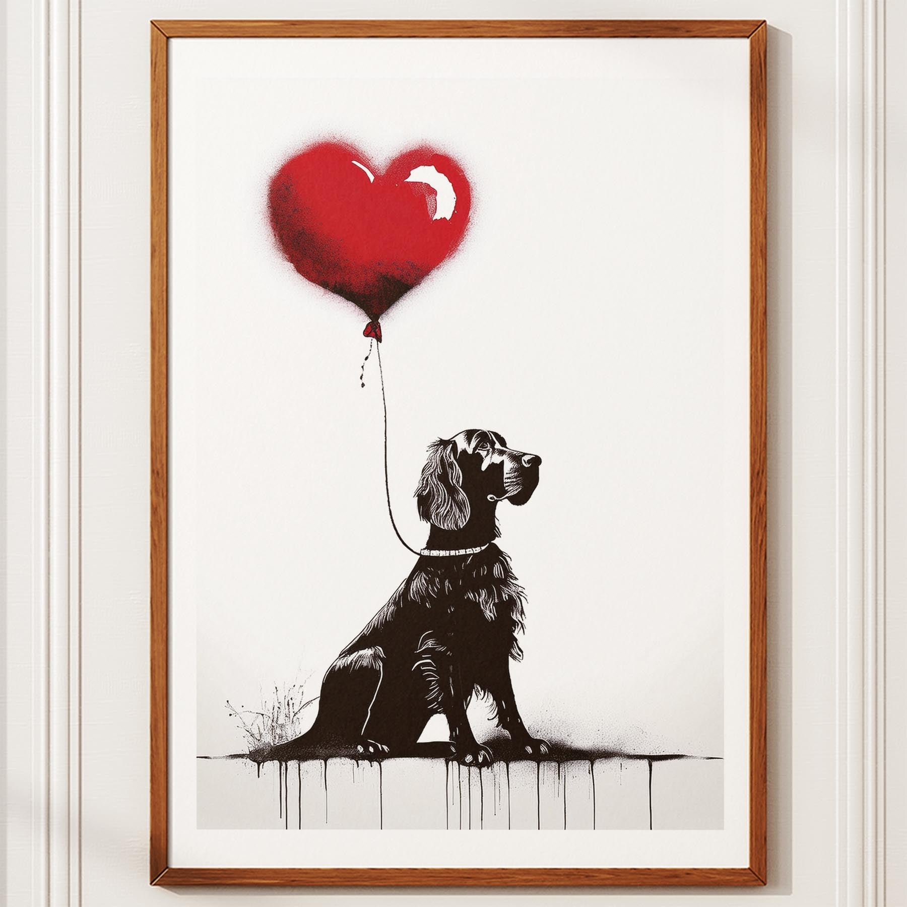 Gordon Setter DOGSY Series inspired by the Art of Banksy image 10