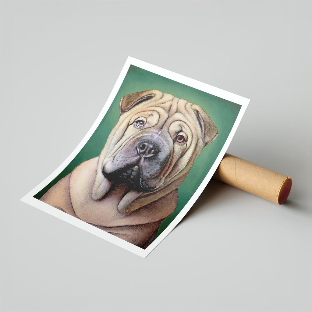 Shar Pei Green Painted Series image 6
