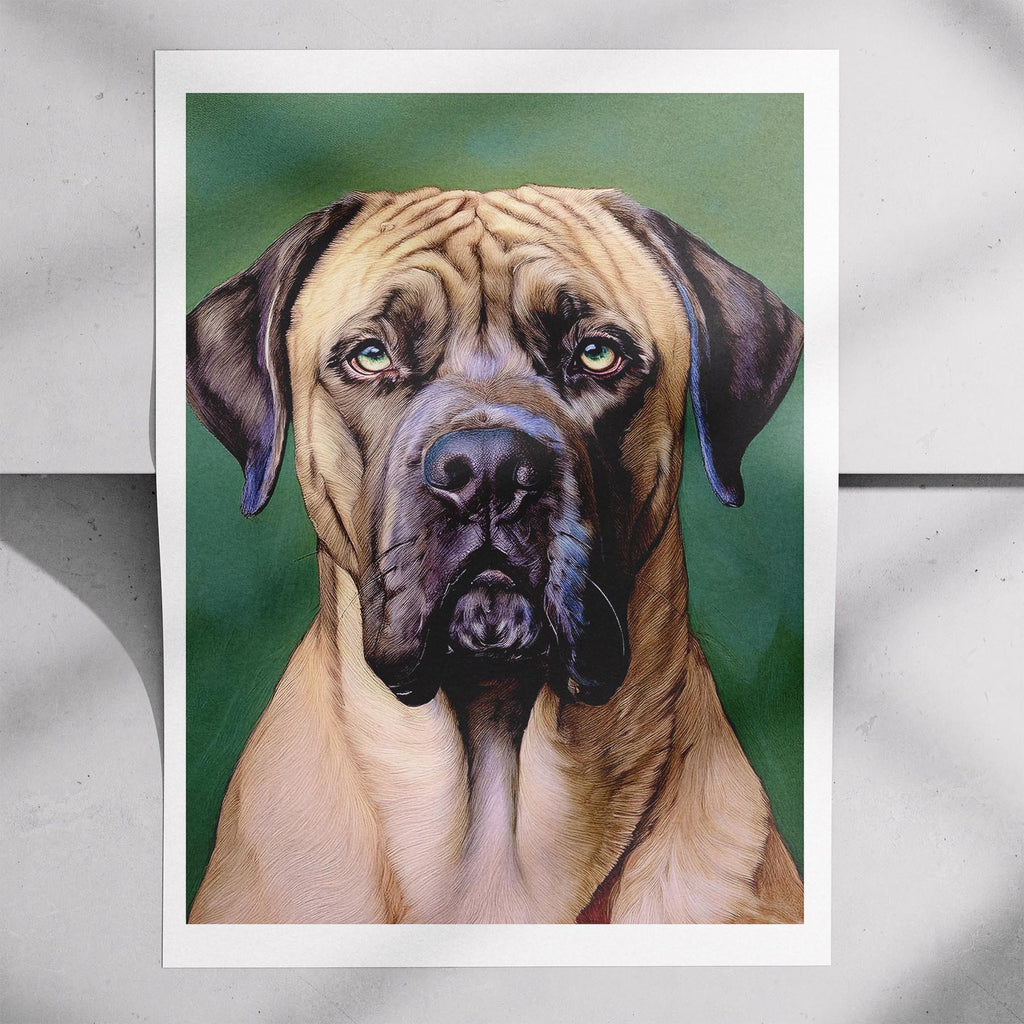 Neapolitan Mastiff Green Painted Series image 7