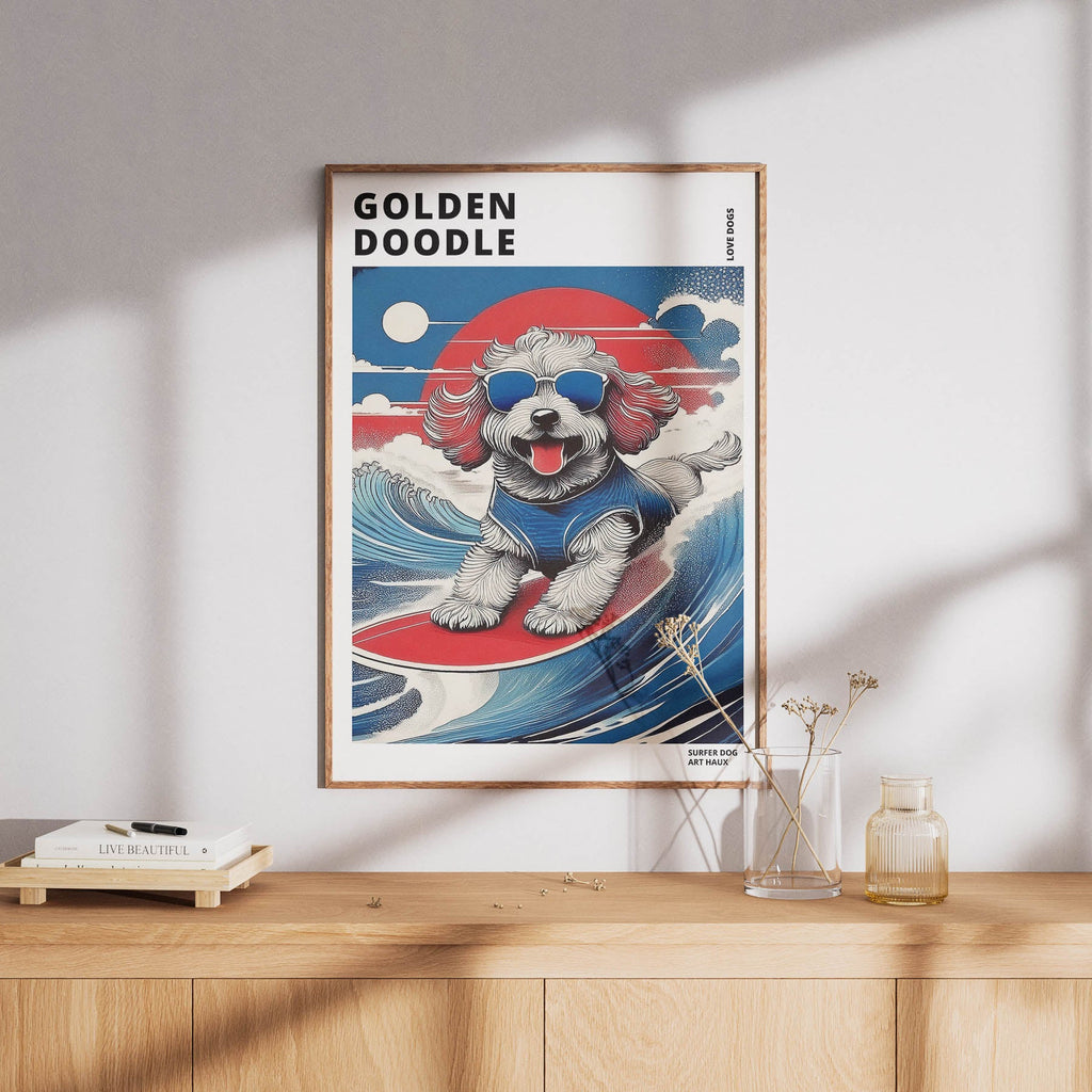 Golden Doodle Hokosai Surfer Dogs 1 image 8