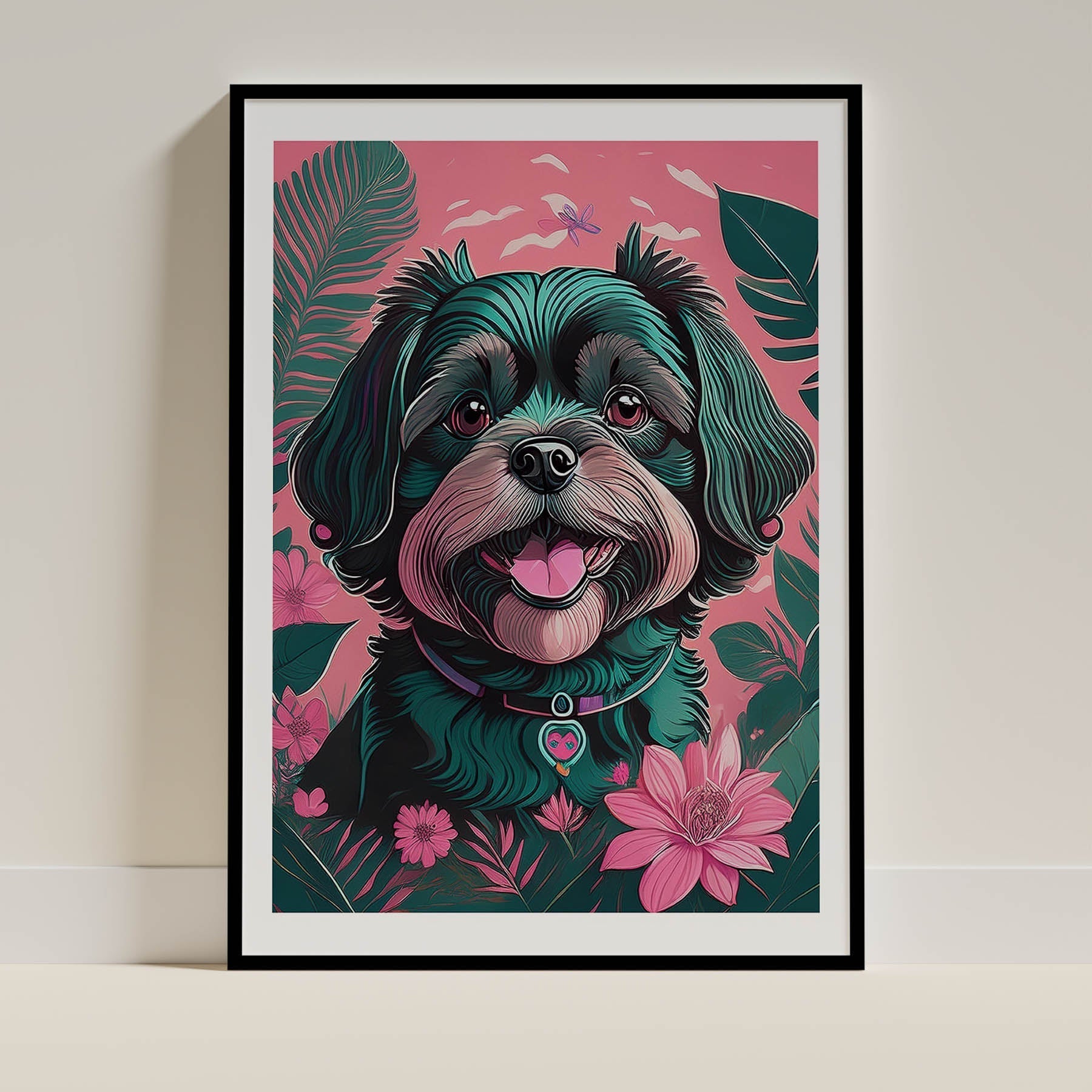 Shihpoo Flowery Dog image 0