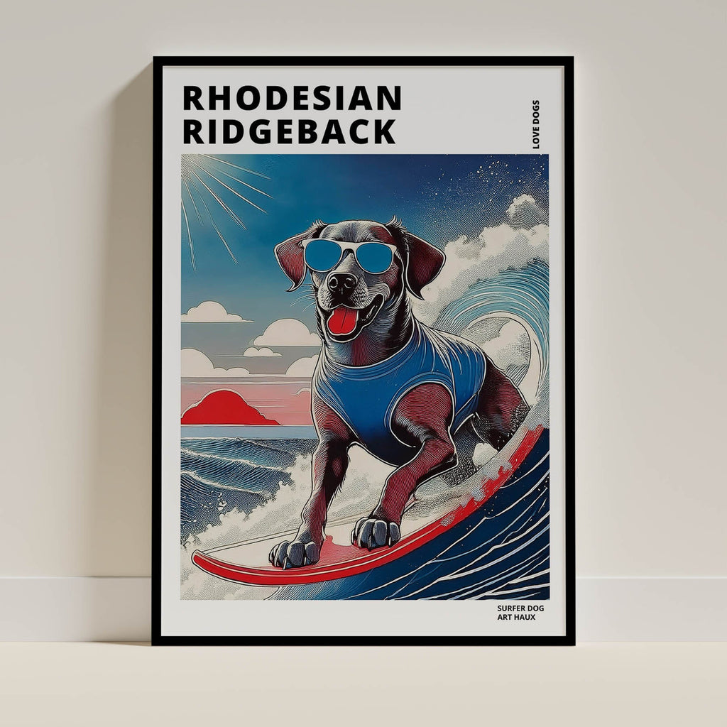 Rhodesian Ridgeback Hokosai Surfer Dogs 1 image 0