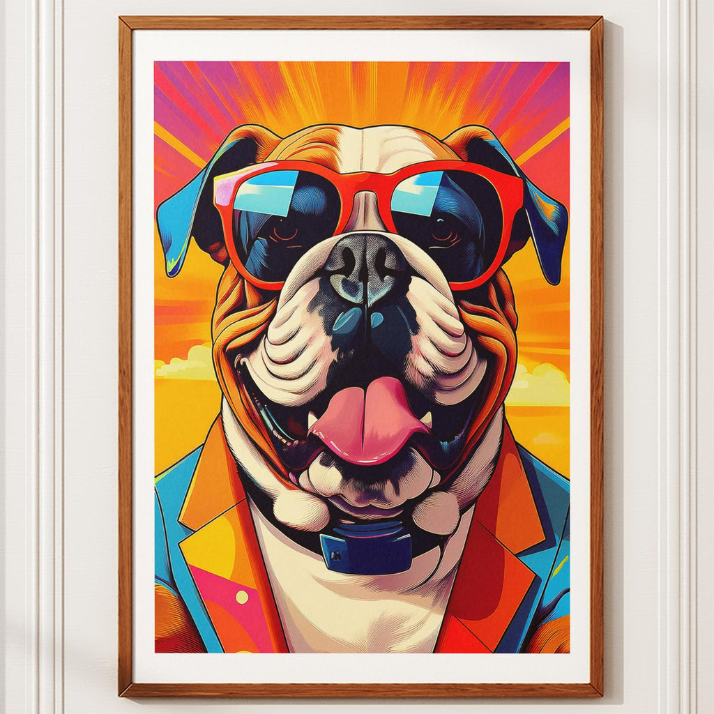 Bull Dog In Colourful Sunnies 3 image 10