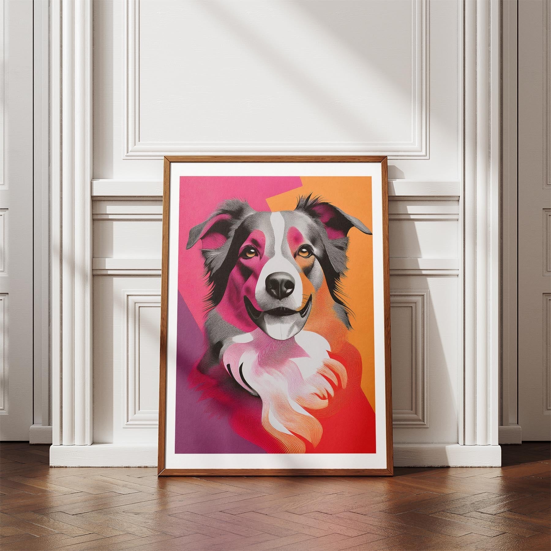 Border Collie Modern Pop Dog Series image 4