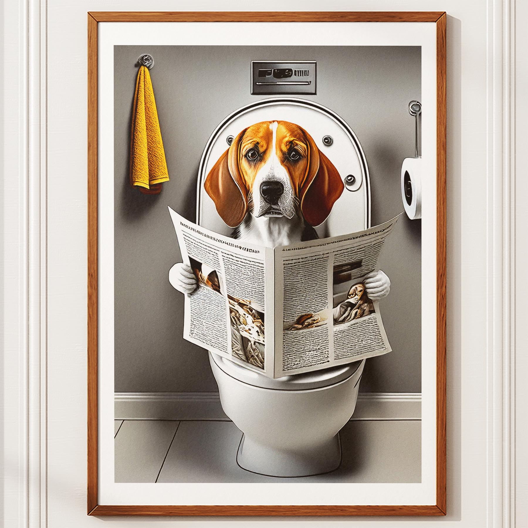 Beagle Toilet Humour Dog Series 2 image 10