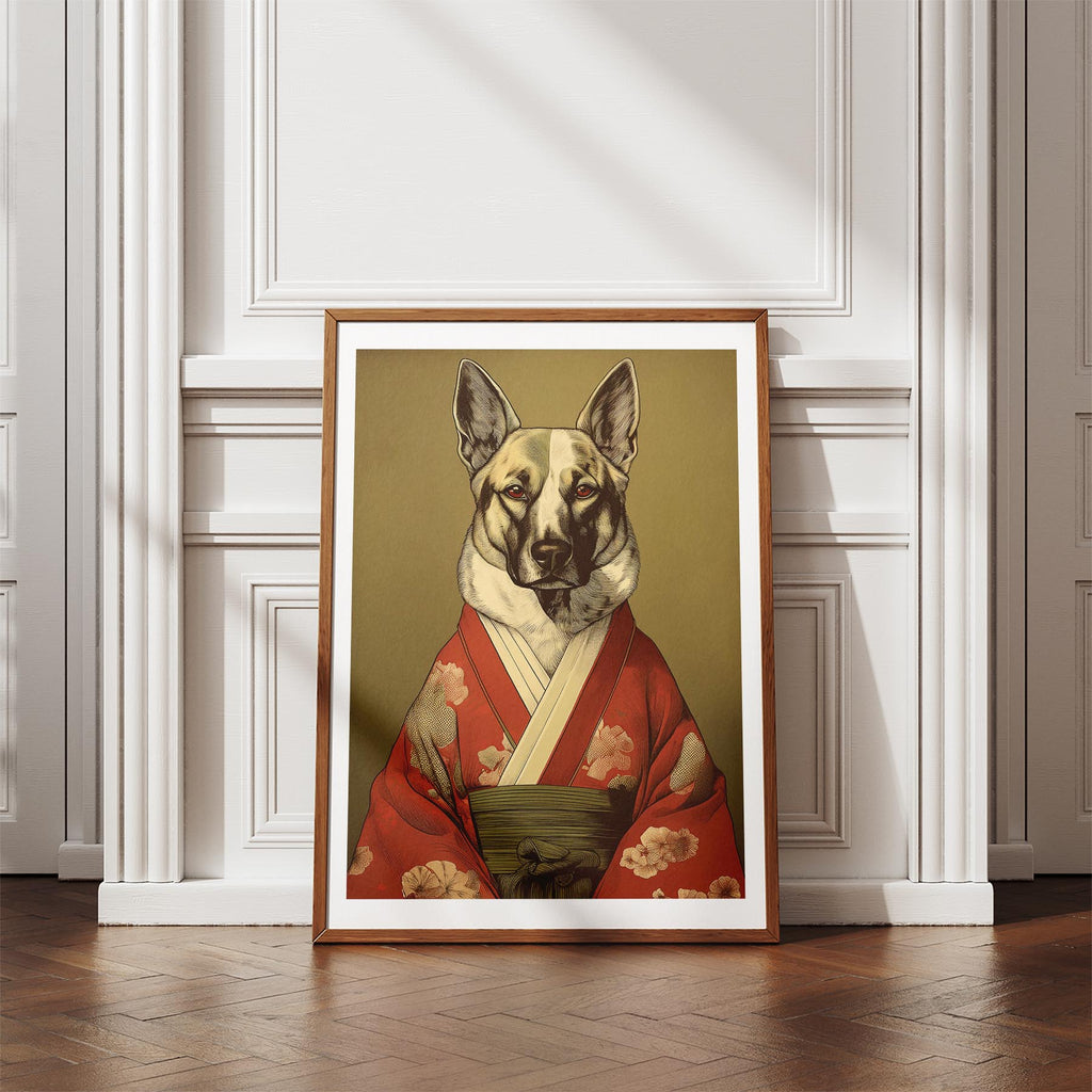 German Shepherd Japanse Kimono Dog Series image 4