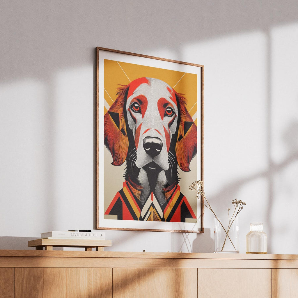 Irish Setter Geometric Orange Series image 5