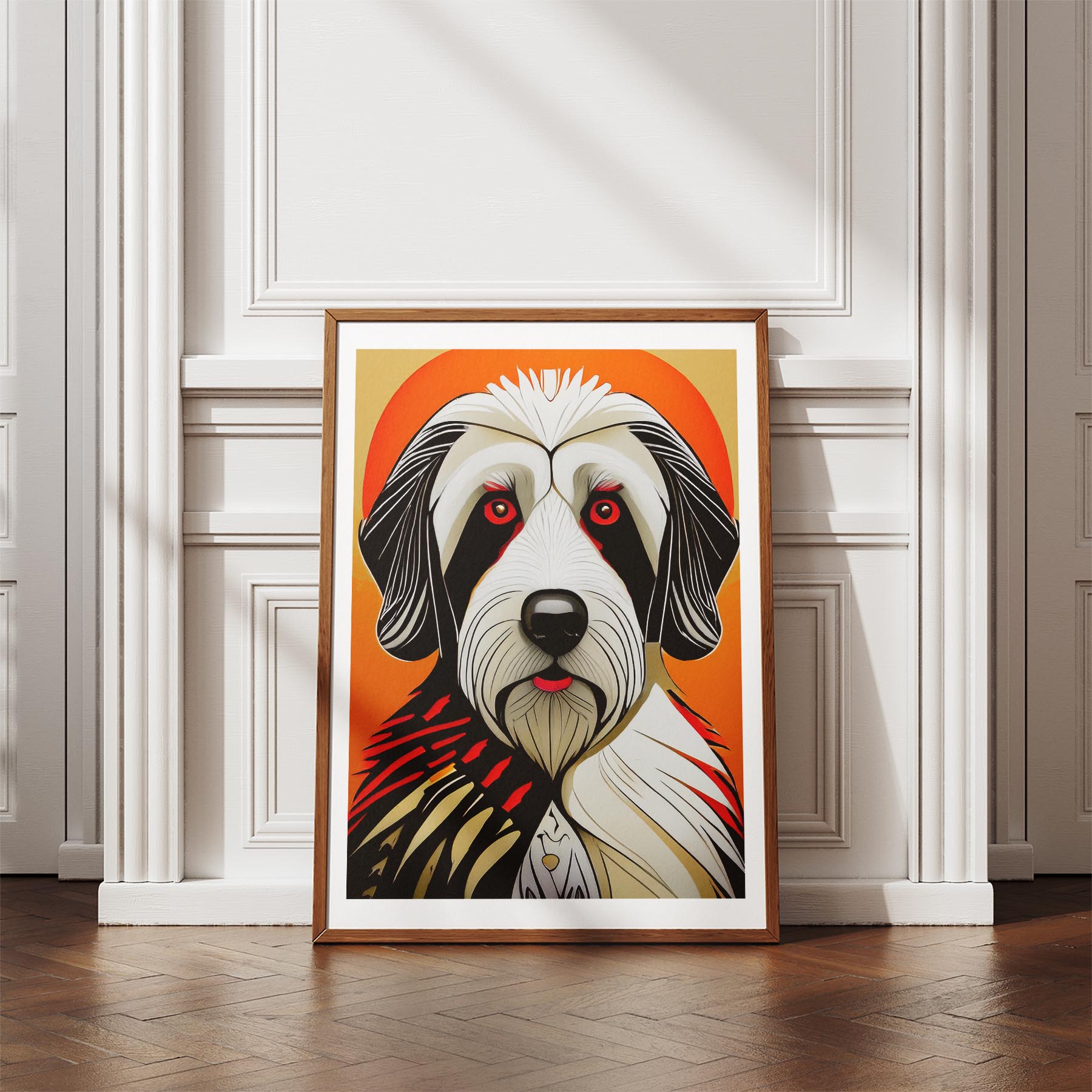 Smithfield Sheepdog Geometric Orange Series image 4
