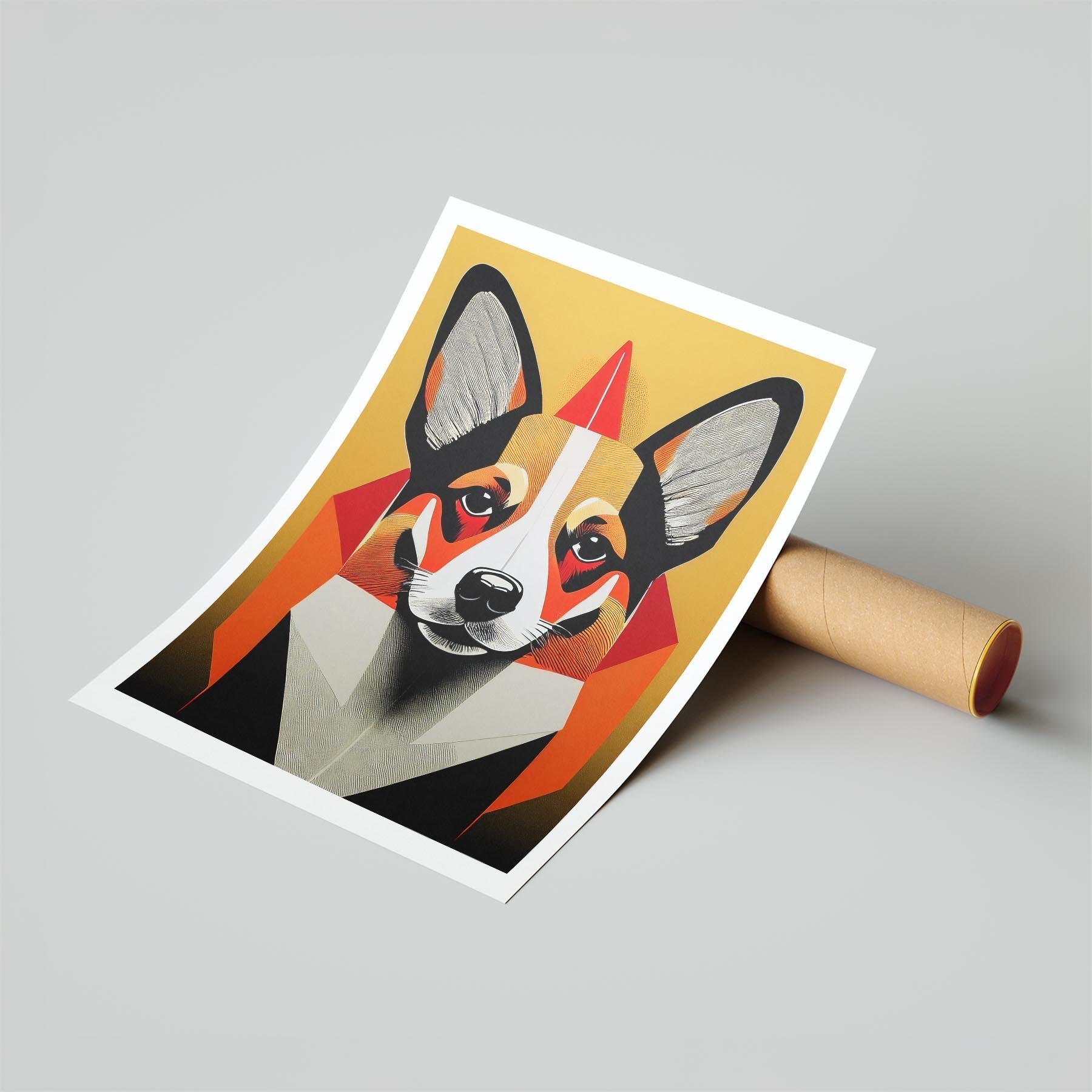 Corgi Geometric Orange Series image 6