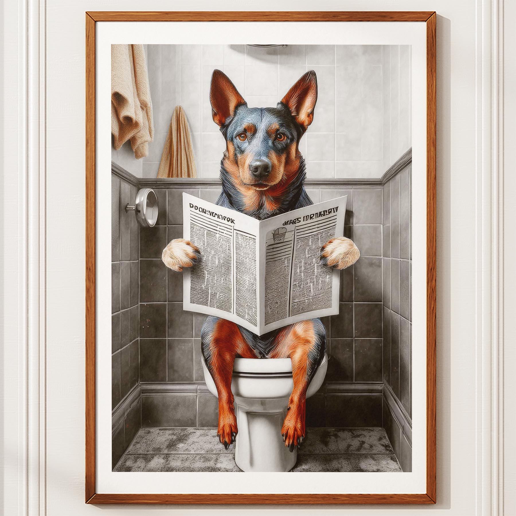 Cattle Dog Toilet Humour Dog Series 2 image 10